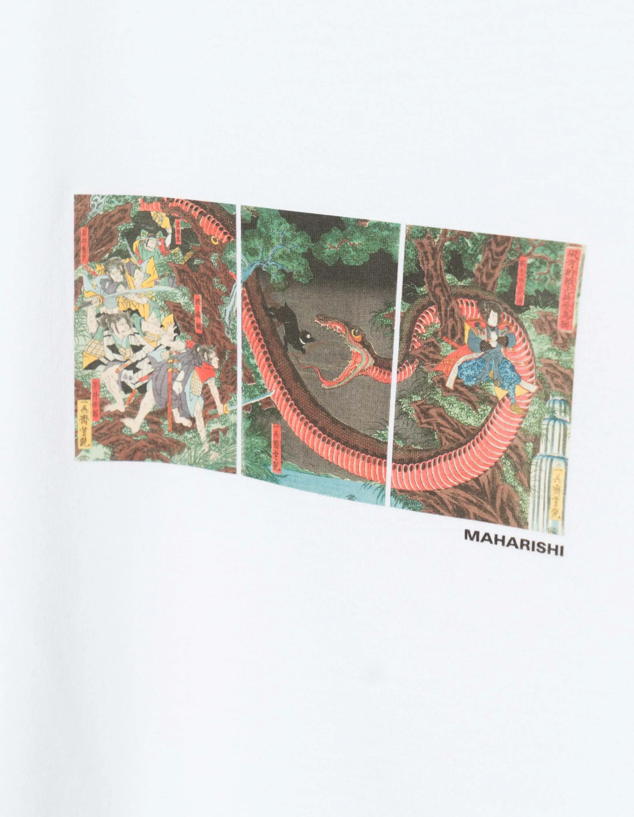 1540 Snake Triptych T-Shirt White sold by Maharishi product image thumbnail 2