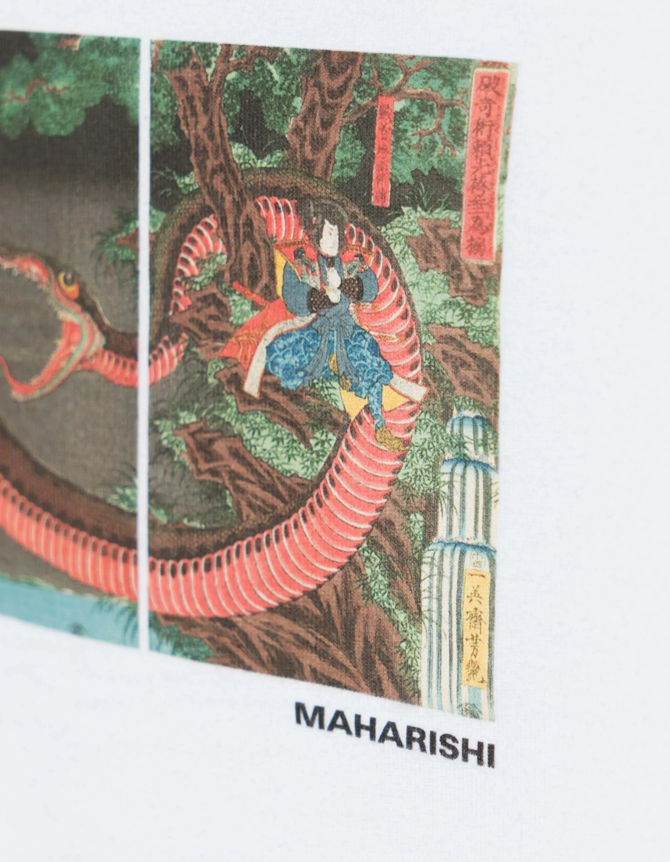 1540 Snake Triptych T-Shirt White sold by Maharishi product image thumbnail 3