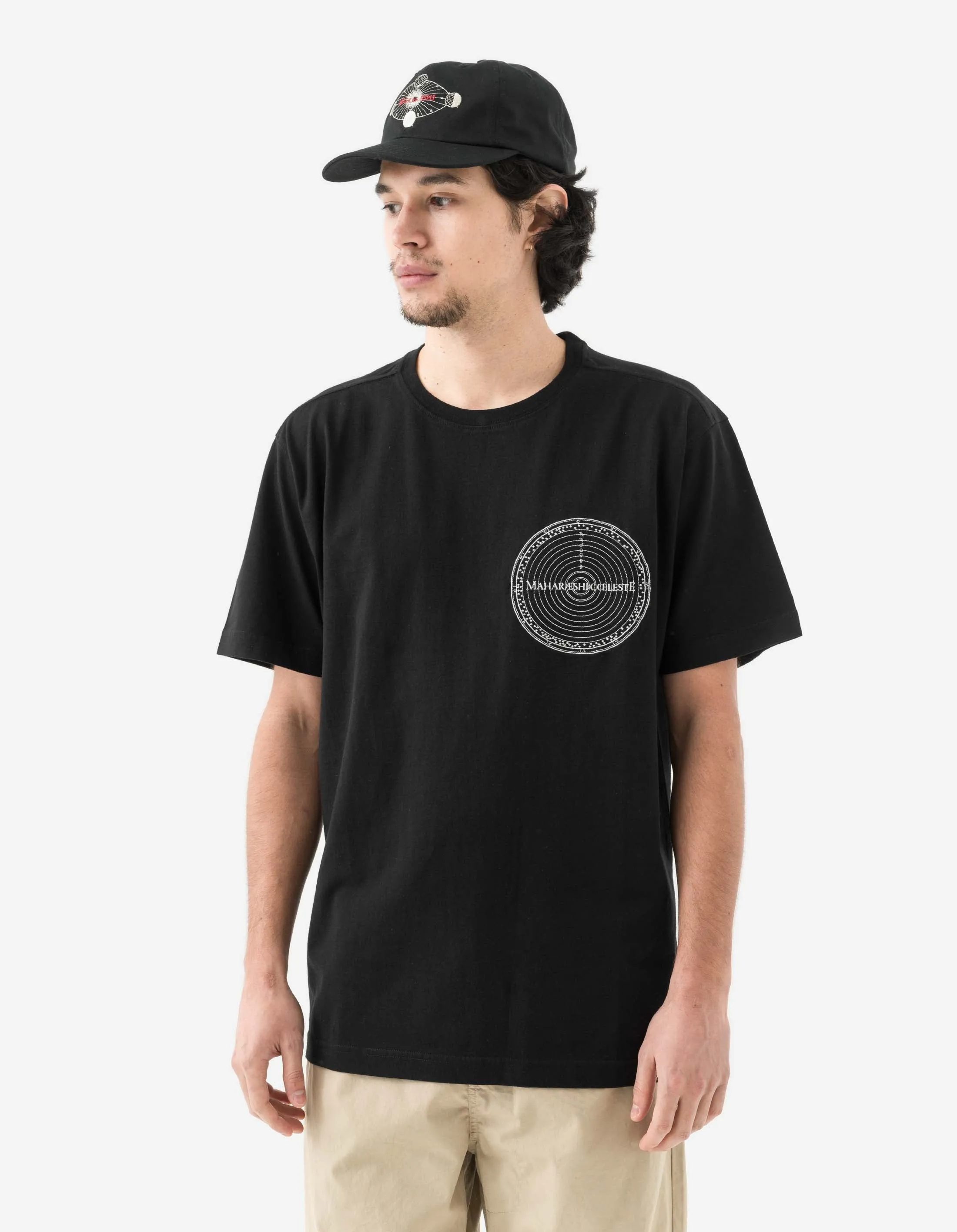 1456 Celeste Zodiac T-Shirt Black sold by Maharishi product image thumbnail 2