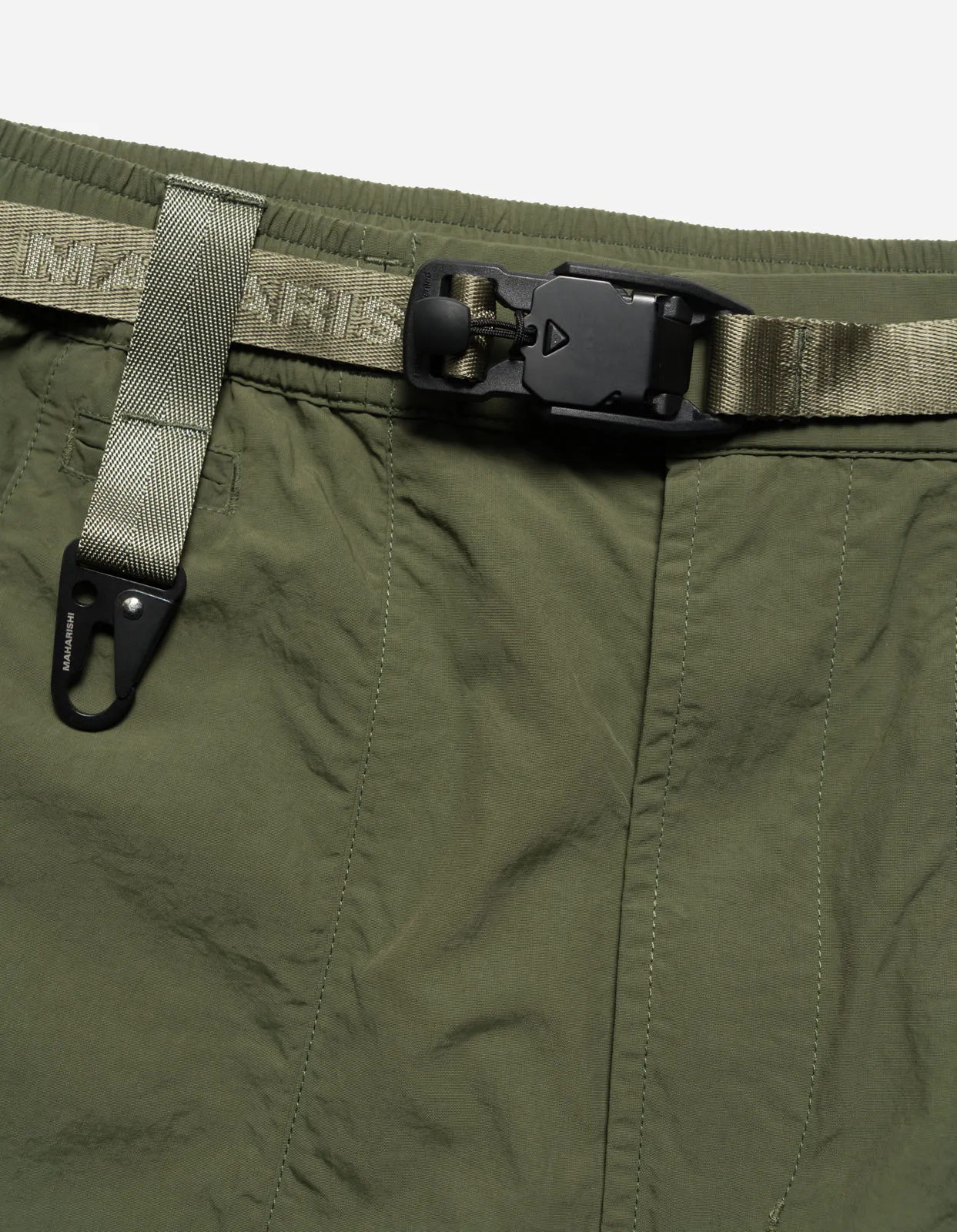 5282 Veg Dyed Asym Cargo Track Pants Olive sold by Maharishi product image thumbnail 5