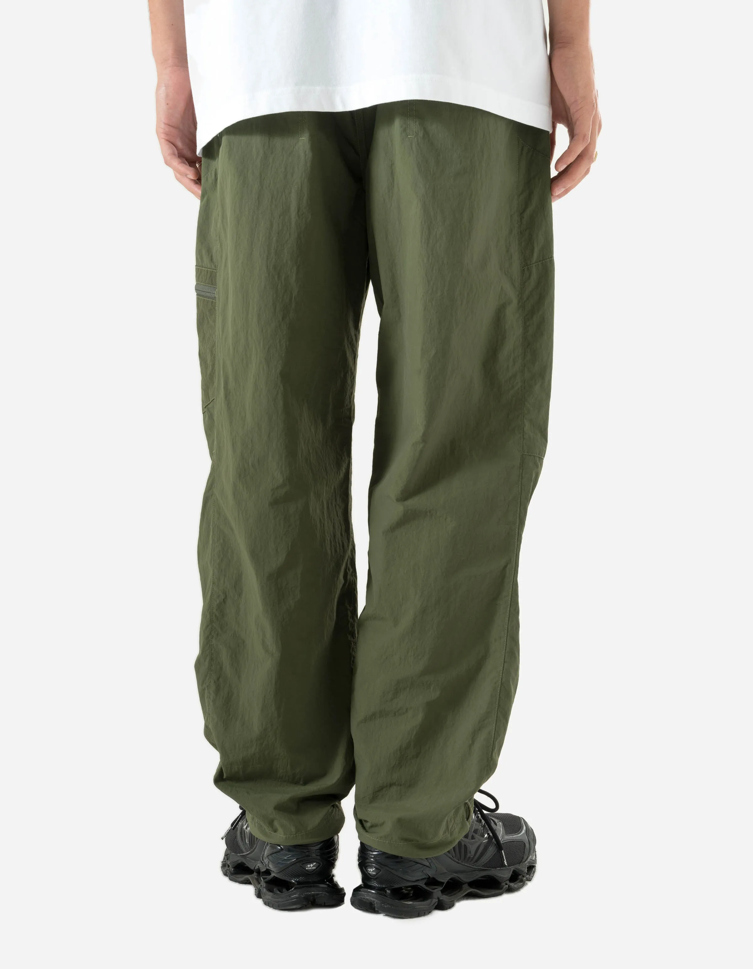 5282 Veg Dyed Asym Cargo Track Pants Olive sold by Maharishi product image thumbnail 3