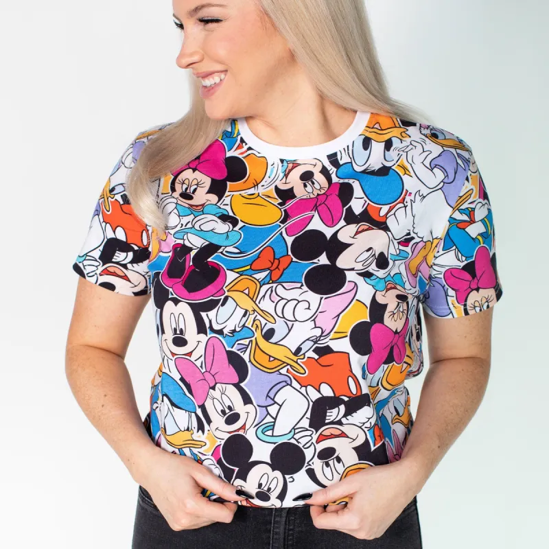 Mickey and Friends AOP T-Shirt sold by Cakeworthy
