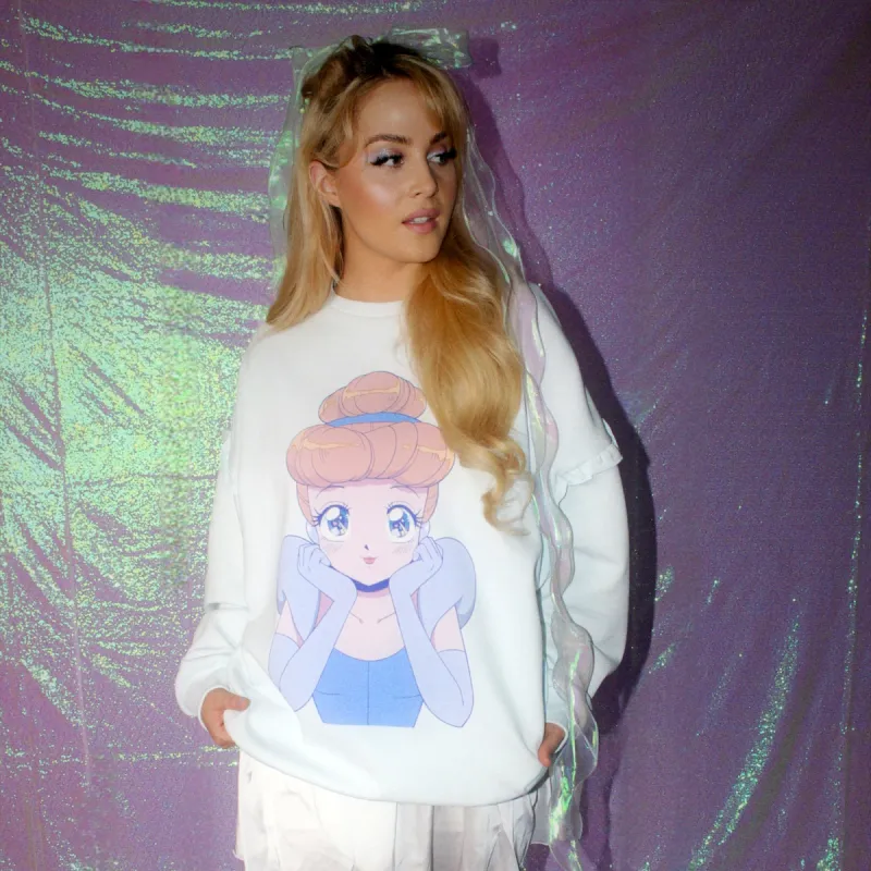 Cinderella Anime Princess Ruffle Pullover sold by Cakeworthy