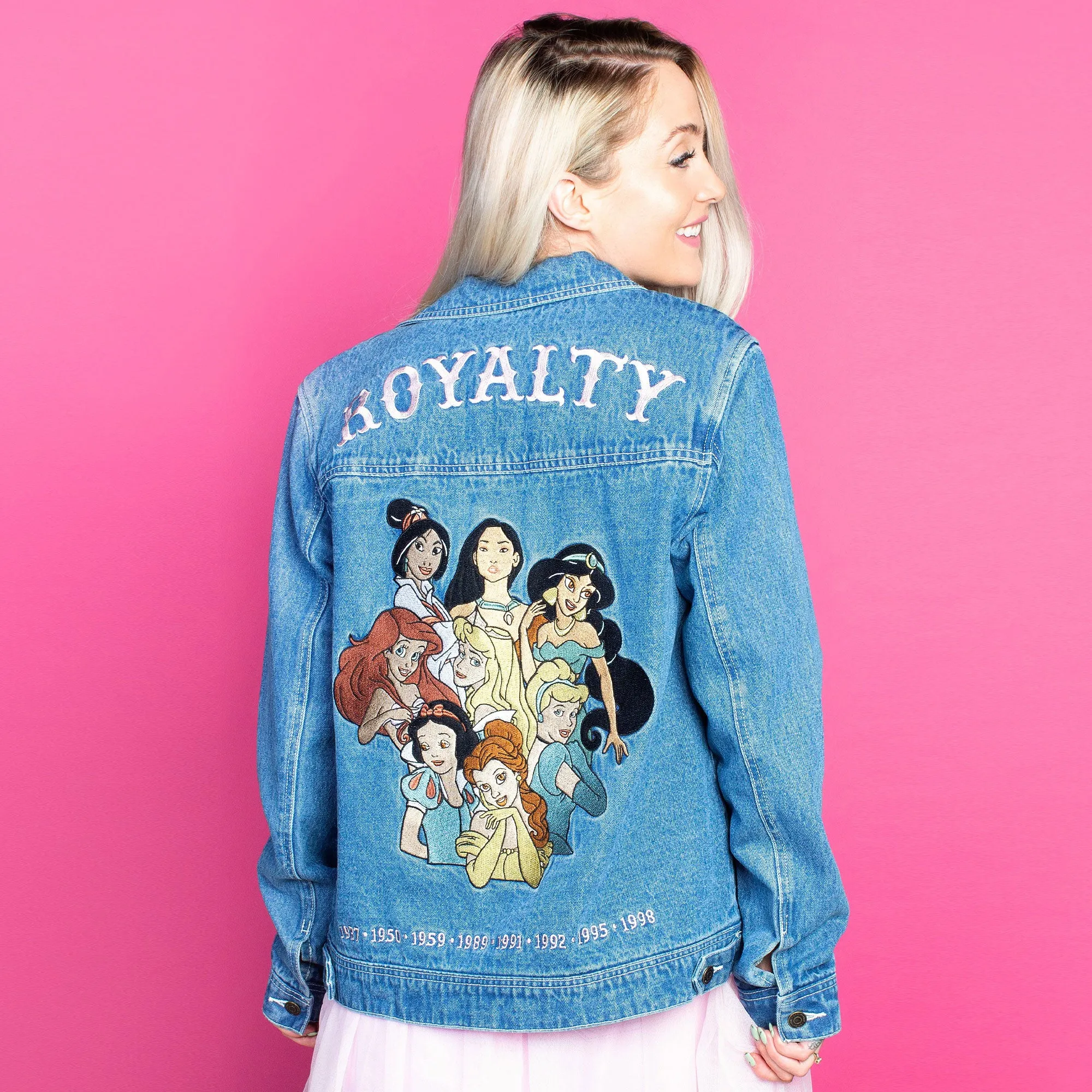 90's Disney Princess Denim Jacket sold by Cakeworthy