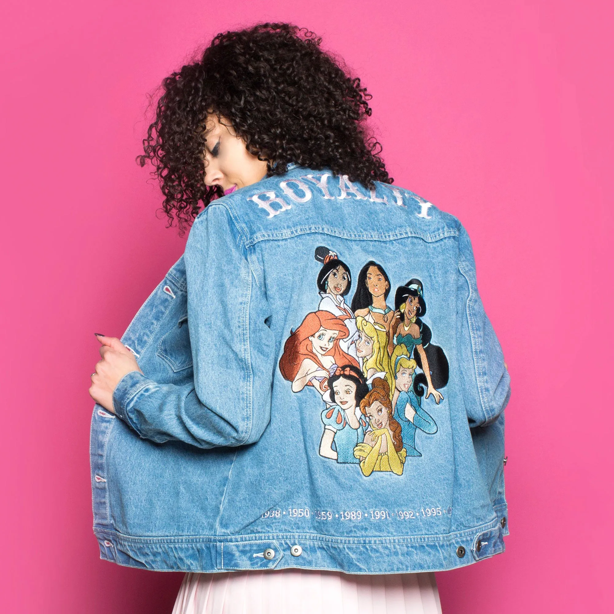 90's Disney Princess Denim Jacket sold by Cakeworthy product image thumbnail 3