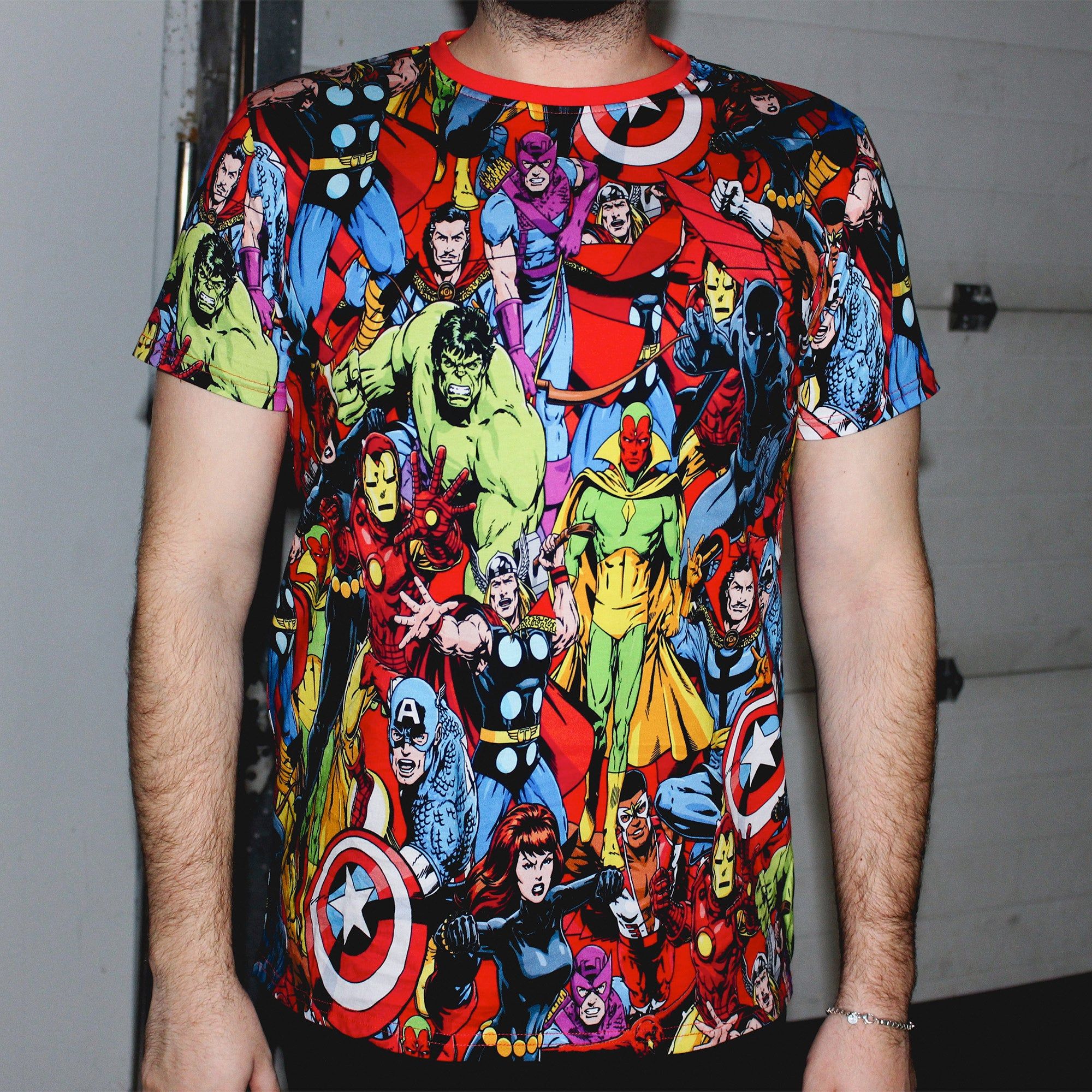 The Avengers AOP T-Shirt sold by Cakeworthy product image thumbnail 5