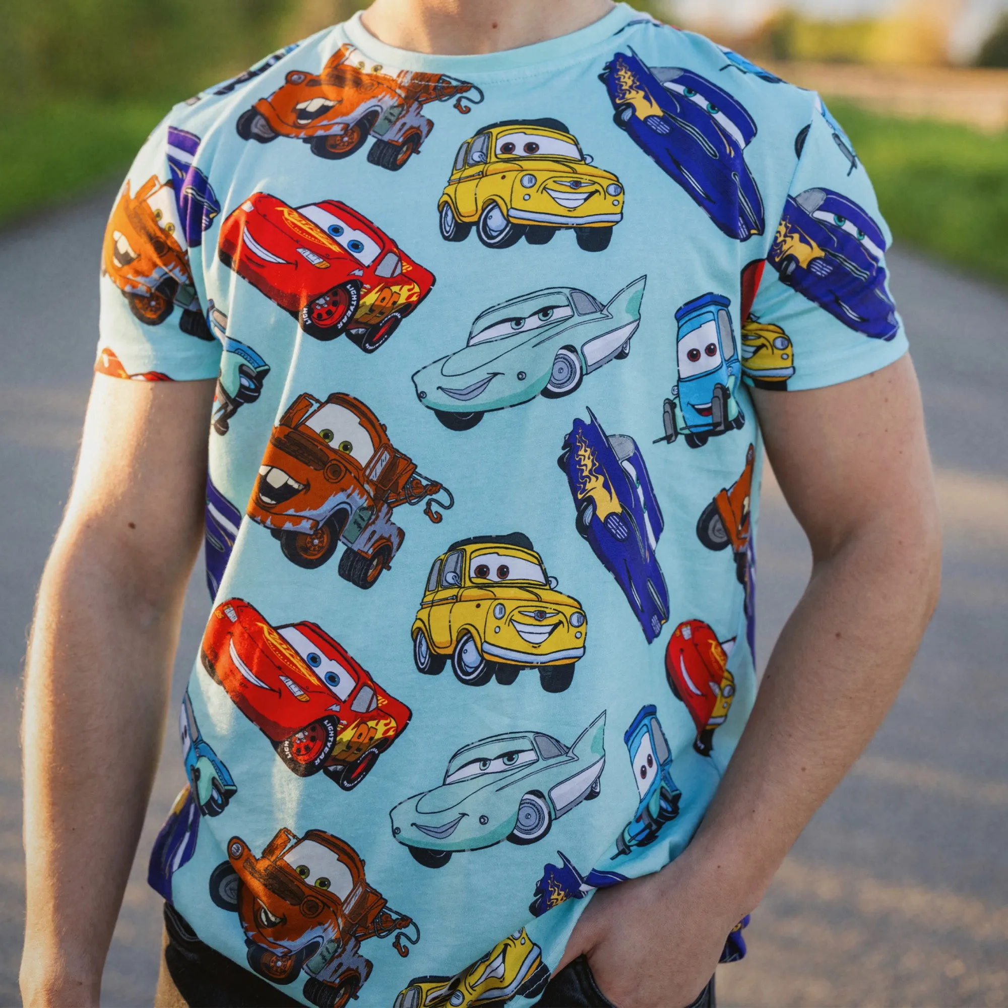 Cars AOP T-Shirt sold by Cakeworthy product image thumbnail 2