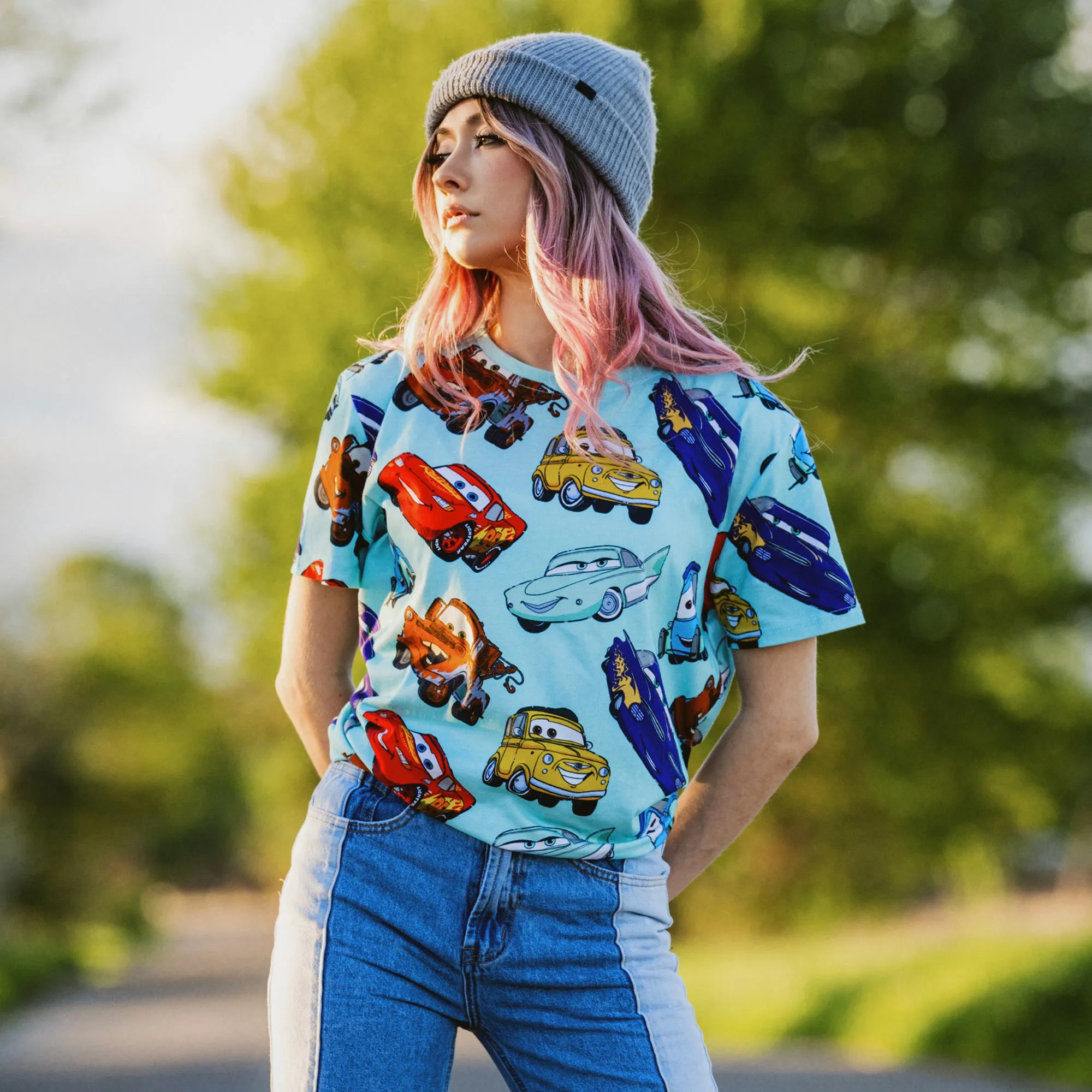 Cars AOP T-Shirt sold by Cakeworthy product image thumbnail 5