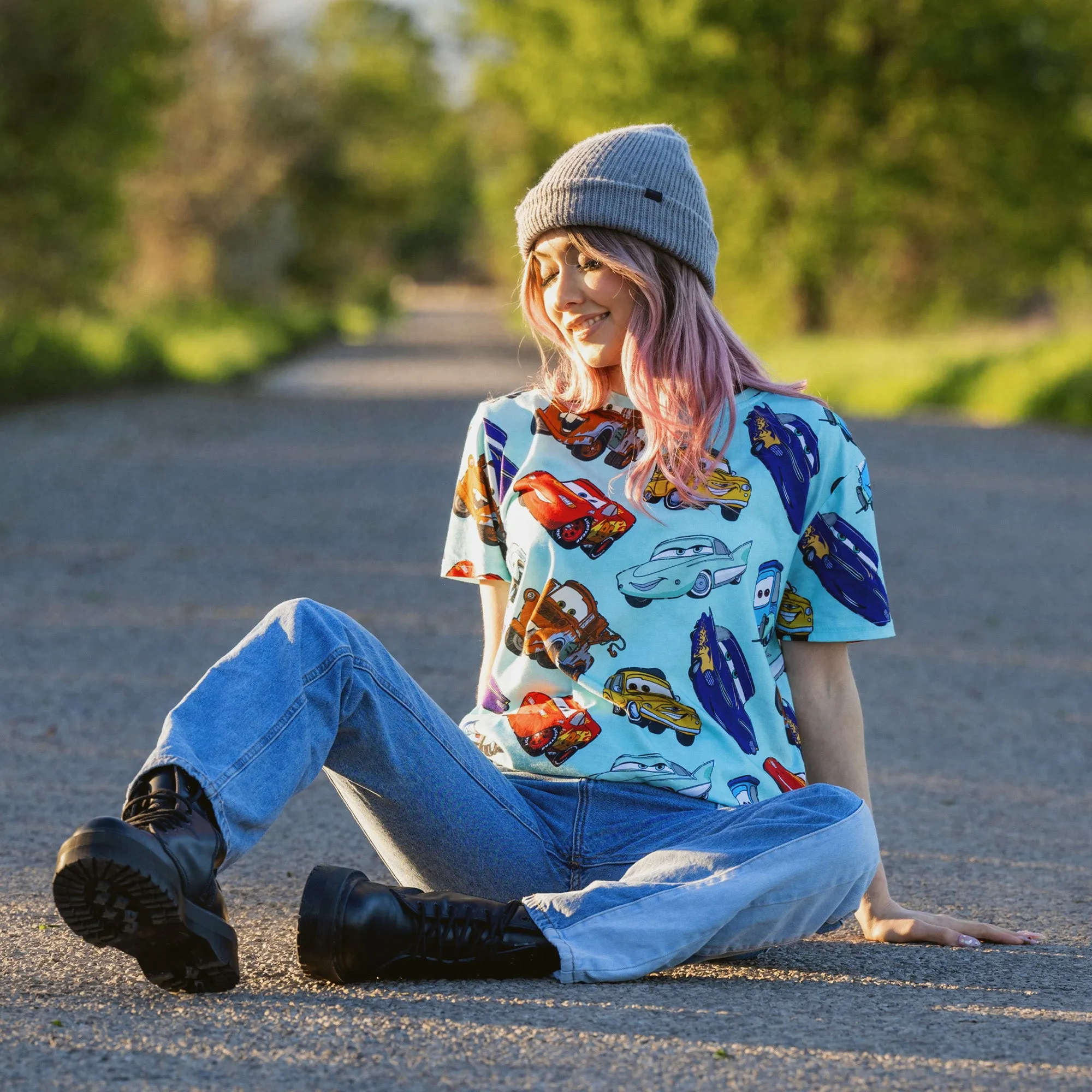 Cars AOP T-Shirt sold by Cakeworthy product image thumbnail 3