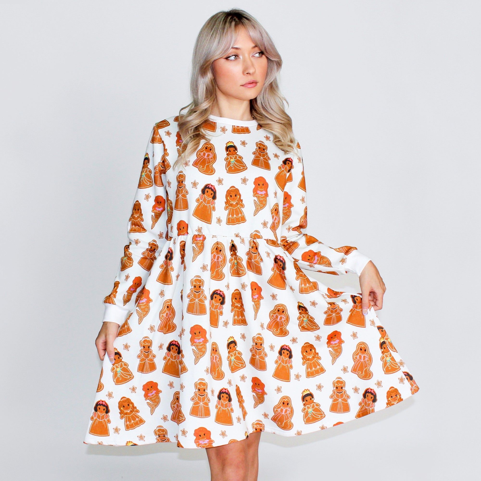 Disney Princess Gingerbread Sweater Dress sold by Cakeworthy