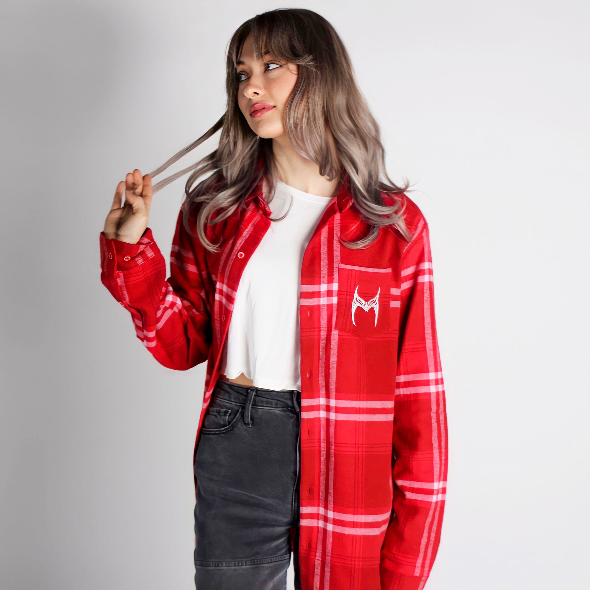 Scarlet Witch Flannel sold by Cakeworthy product image thumbnail 5