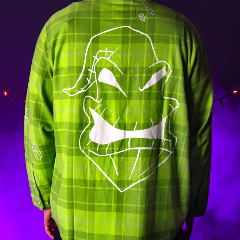 Oogie Boogie Flannel sold by Cakeworthy