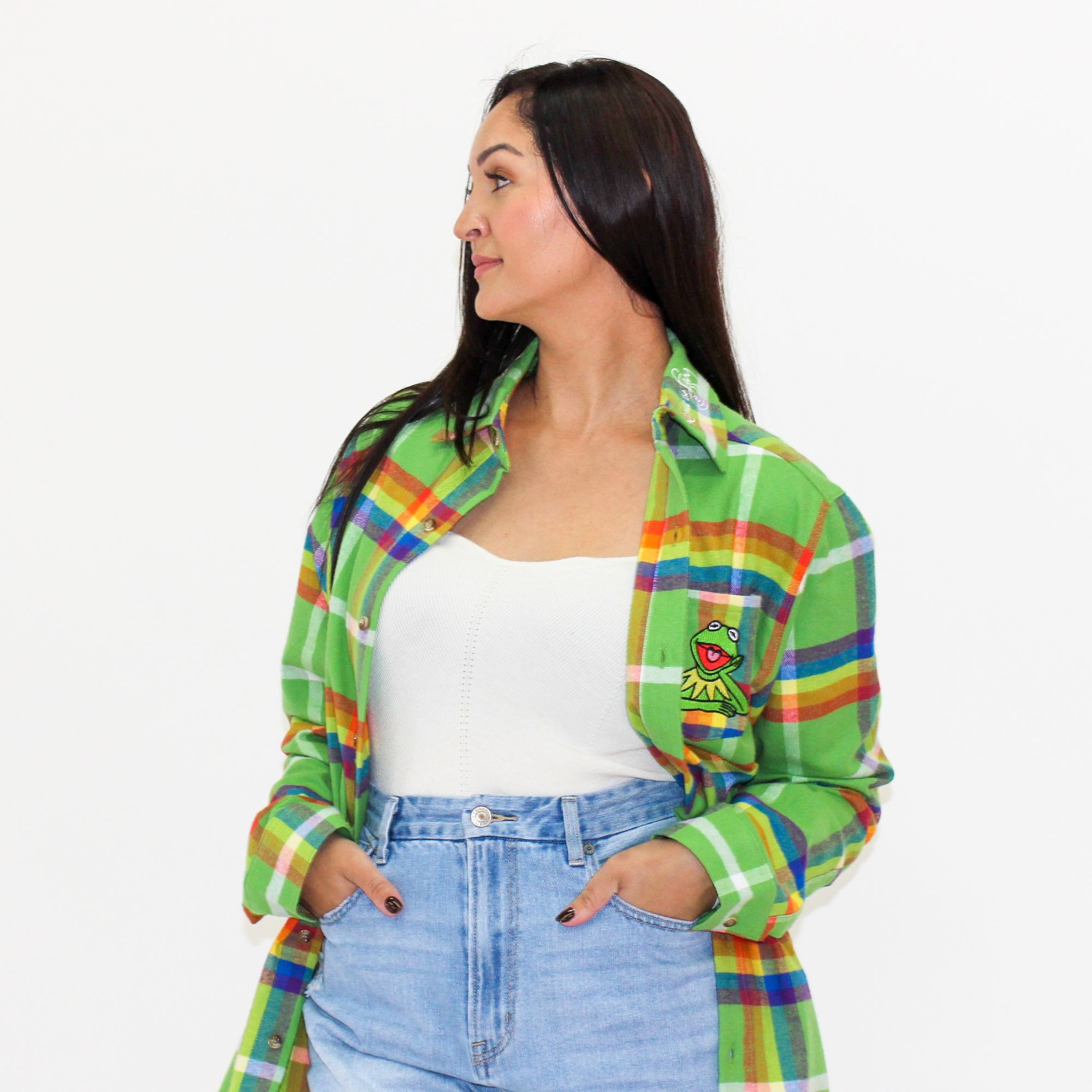 Kermit the Frog Flannel sold by Cakeworthy product image thumbnail 4