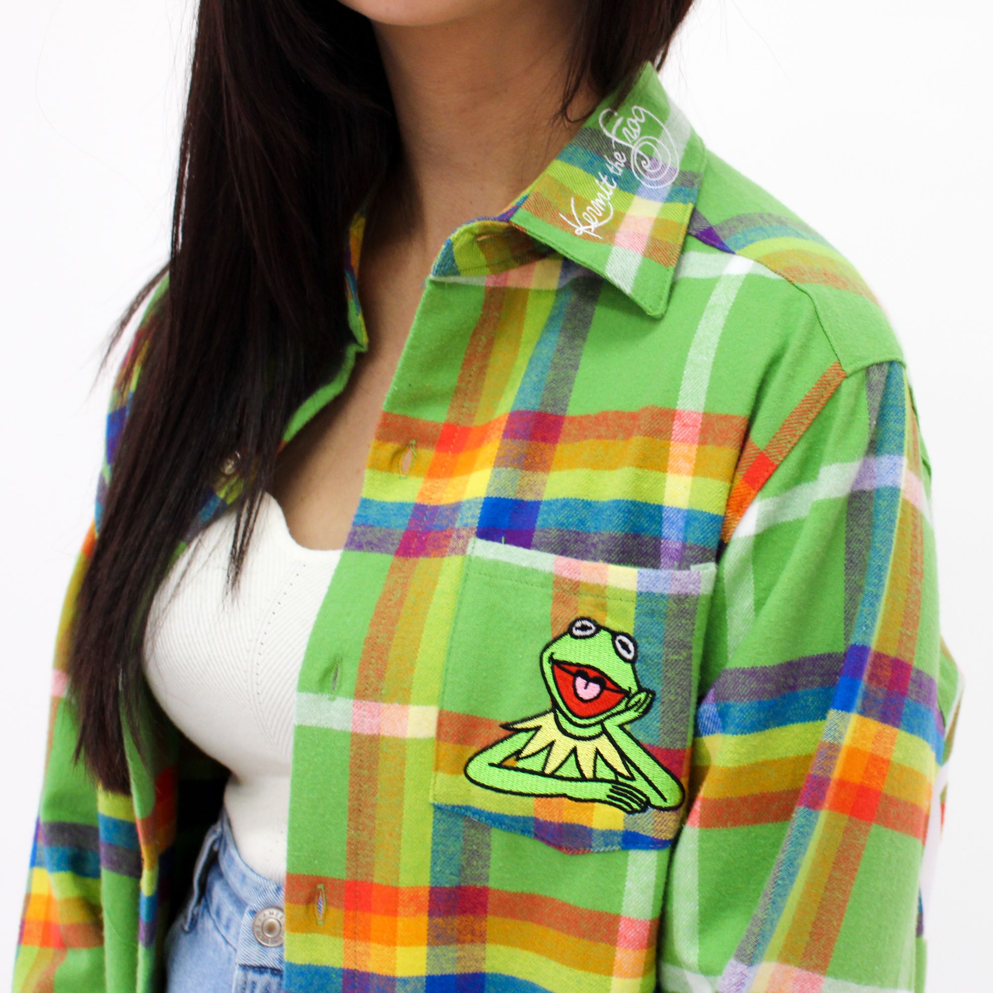 Kermit the Frog Flannel sold by Cakeworthy product image thumbnail 2