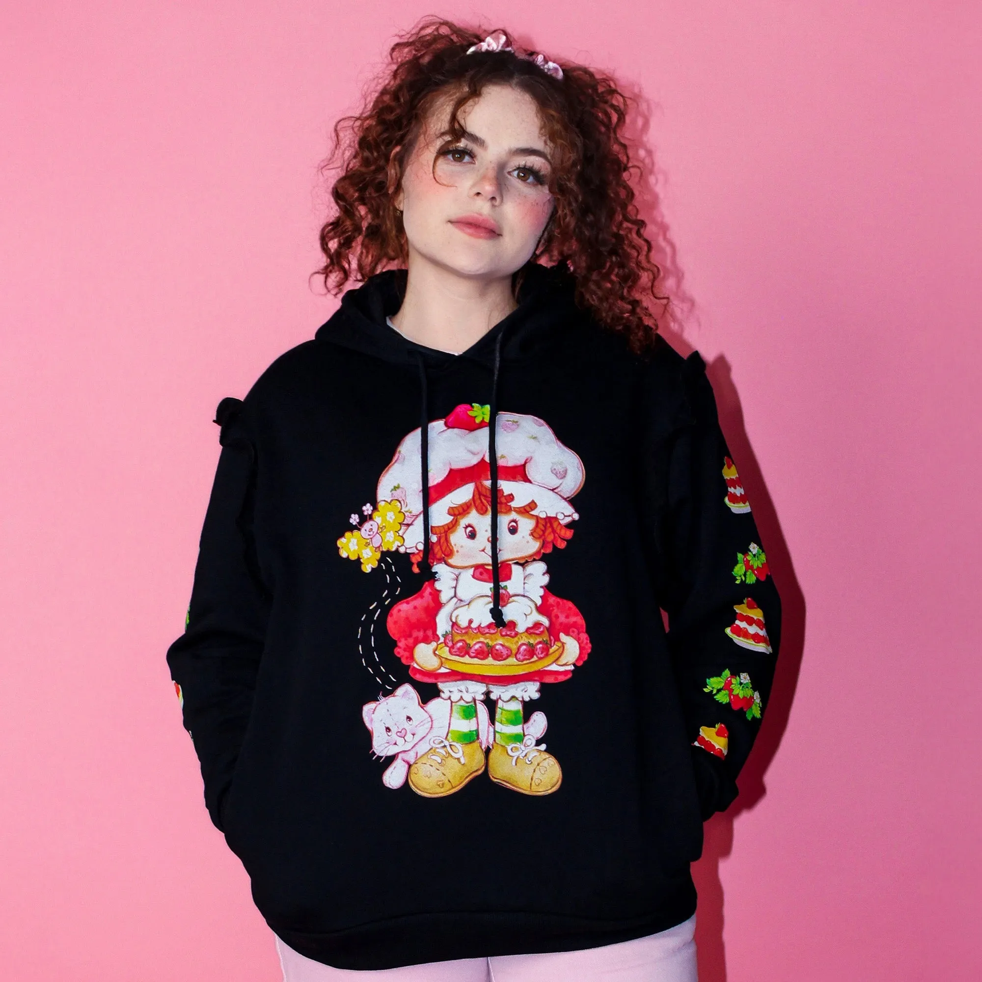 Strawberry Shortcake Oversized Hoodie sold by Cakeworthy product image thumbnail 4