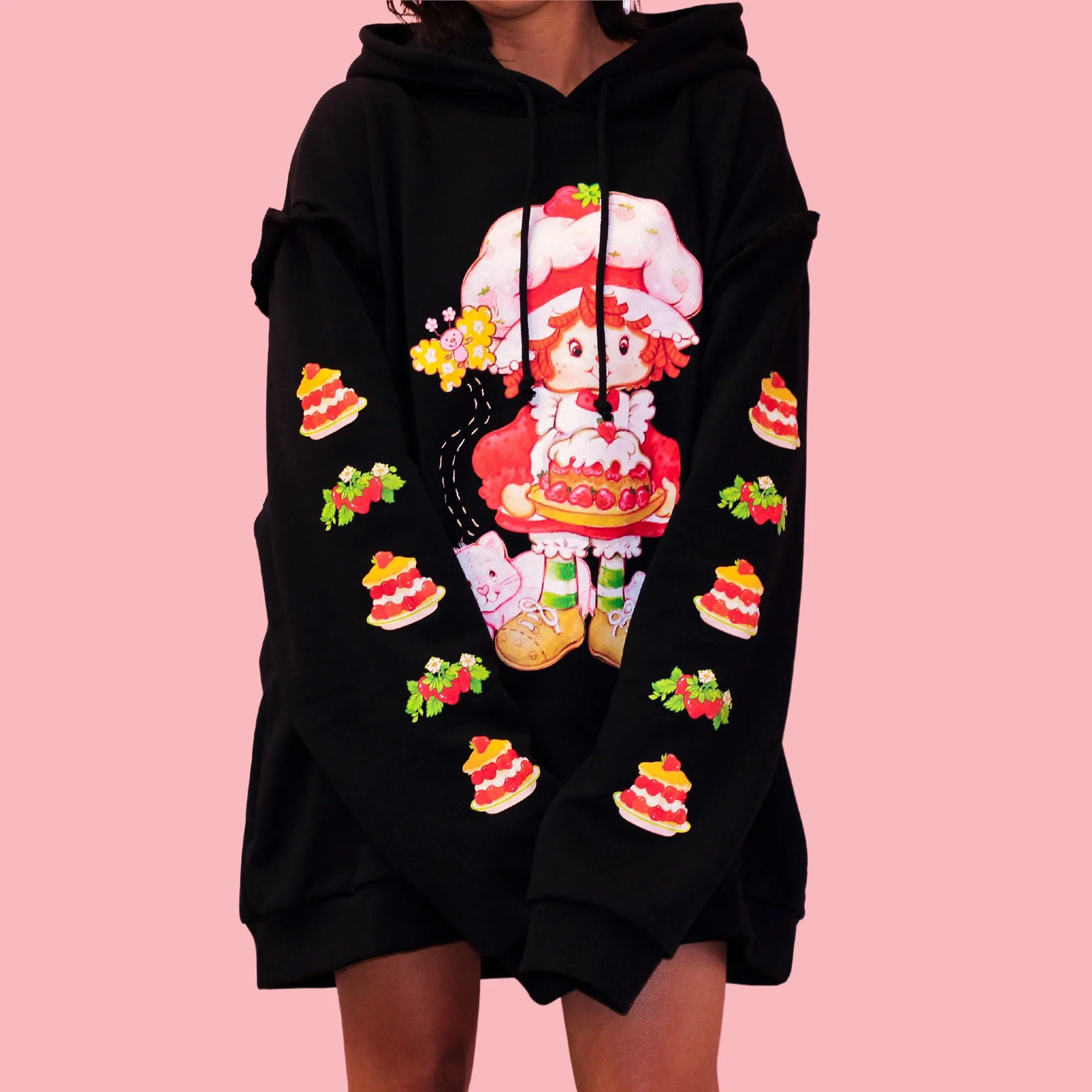 Strawberry Shortcake Oversized Hoodie sold by Cakeworthy product image thumbnail 2
