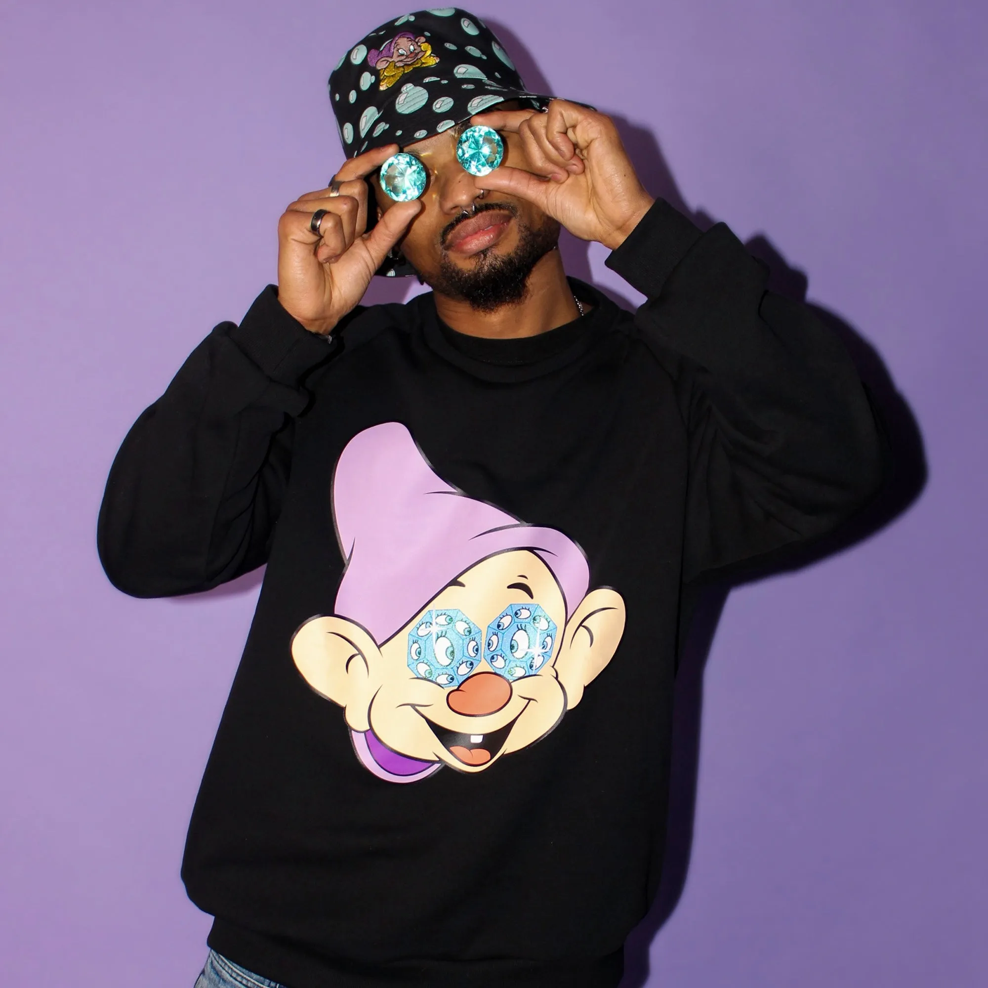 Dopey Diamond Crewneck sold by Cakeworthy product image thumbnail 2