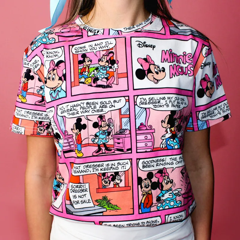 Minnie Mouse Comic AOP T-Shirt made by Disney