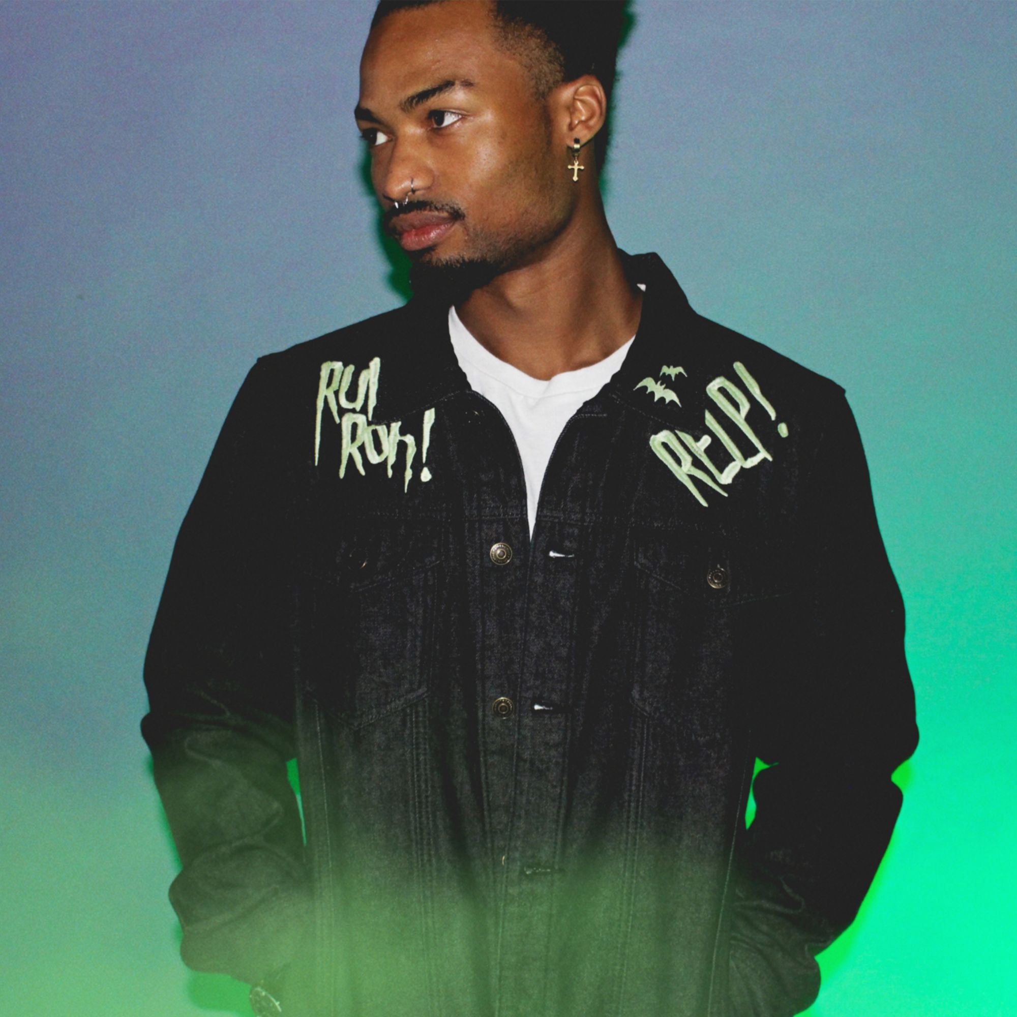 Scooby-Doo Glow Denim Jacket sold by Cakeworthy product image thumbnail 4