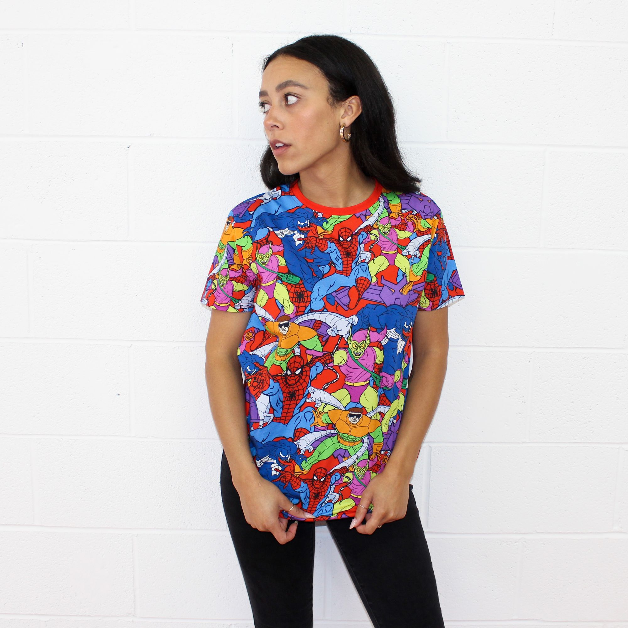 Spider-Man AOP T-Shirt sold by Cakeworthy product image thumbnail 5