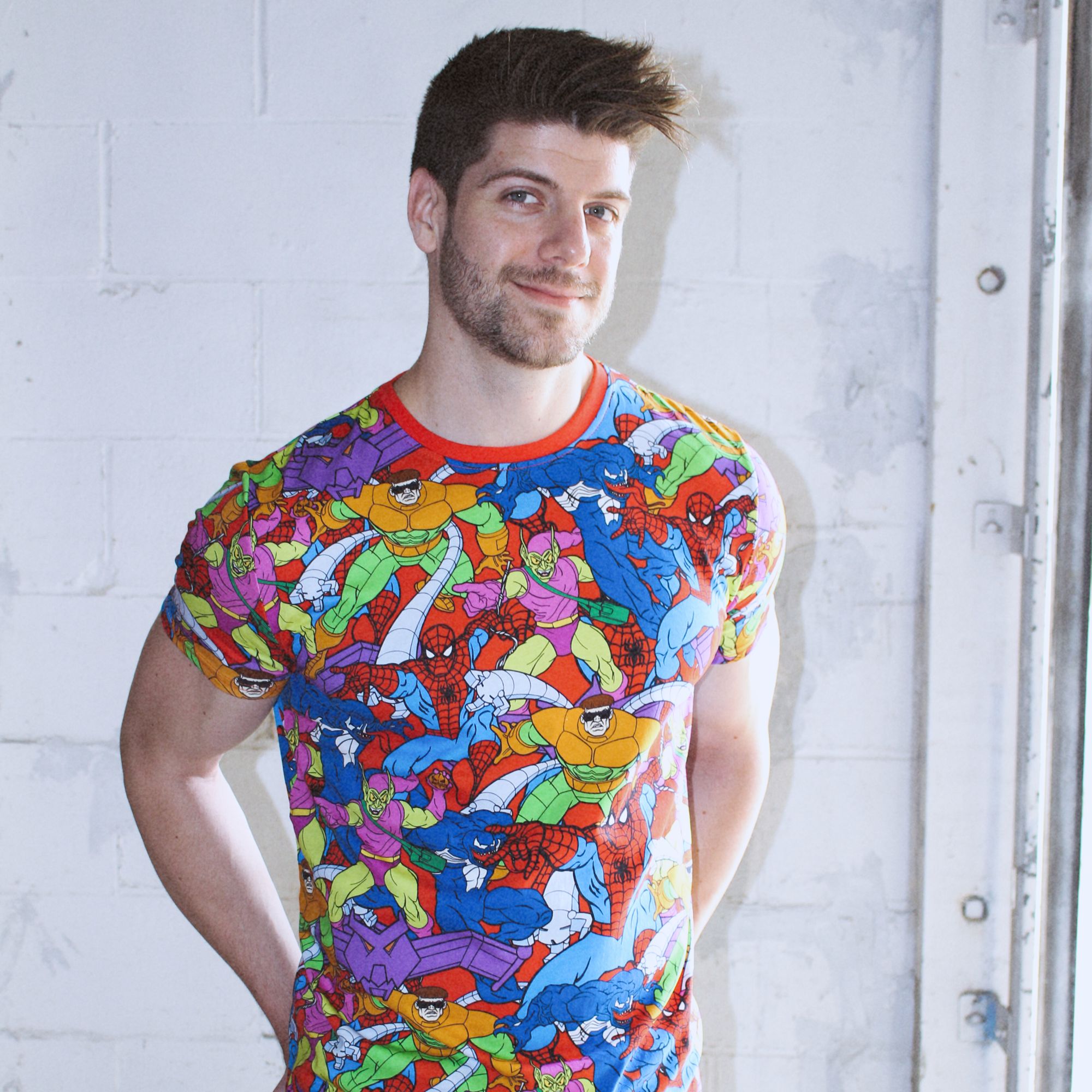 Spider-Man AOP T-Shirt sold by Cakeworthy product image thumbnail 2