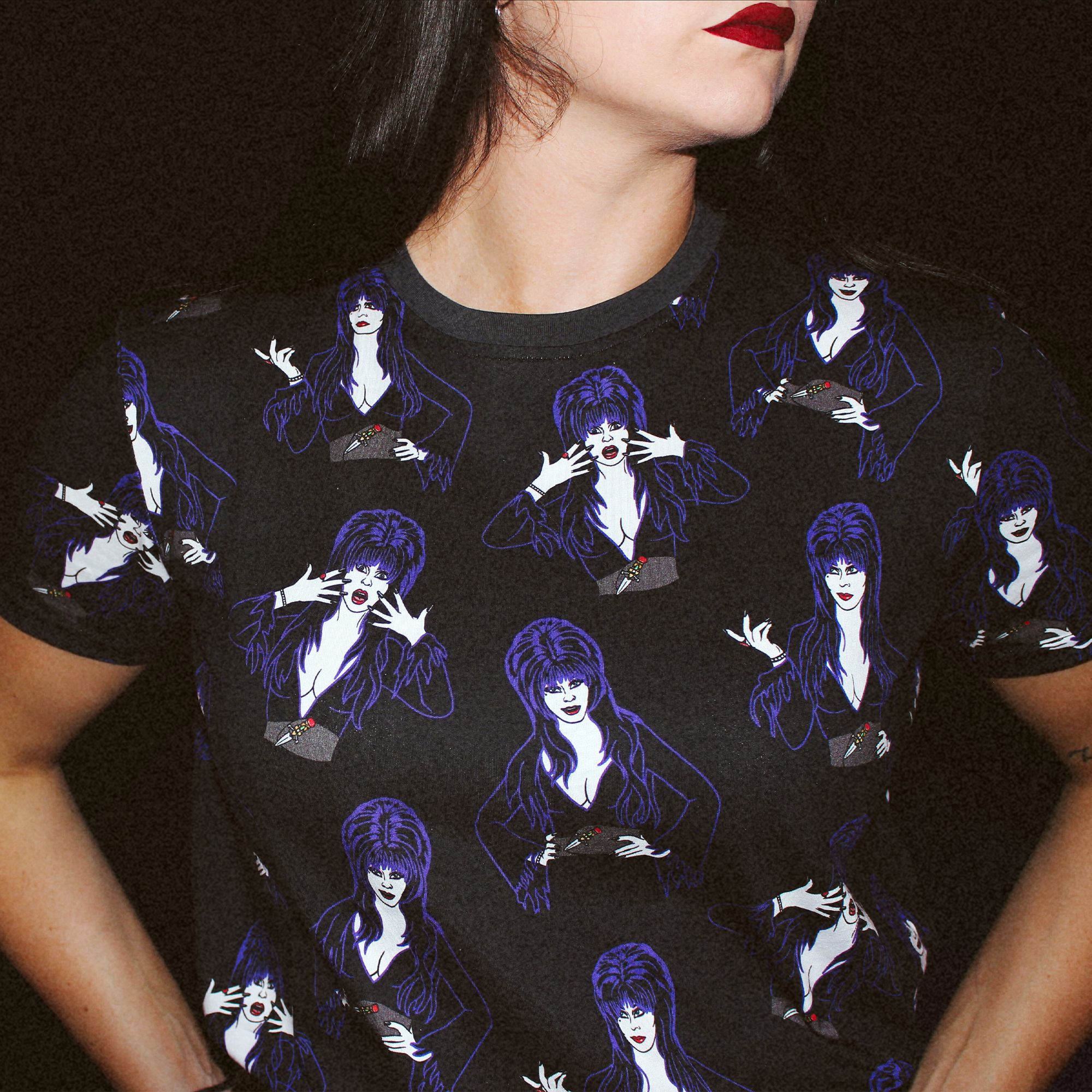 Elvira AOP T-Shirt sold by Cakeworthy product image thumbnail 2