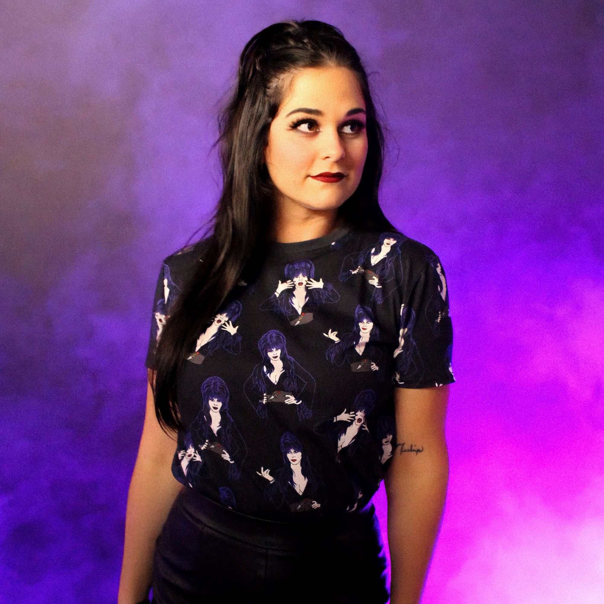 Elvira AOP T-Shirt sold by Cakeworthy