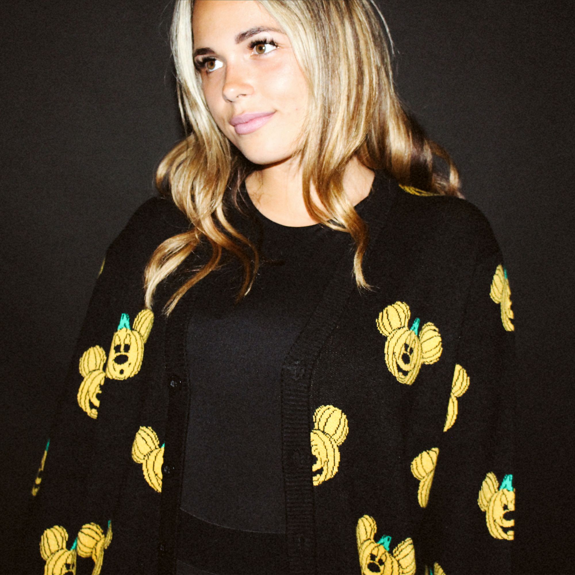 Mickey Mouse Pumpkin Cardigan sold by Cakeworthy product image thumbnail 2