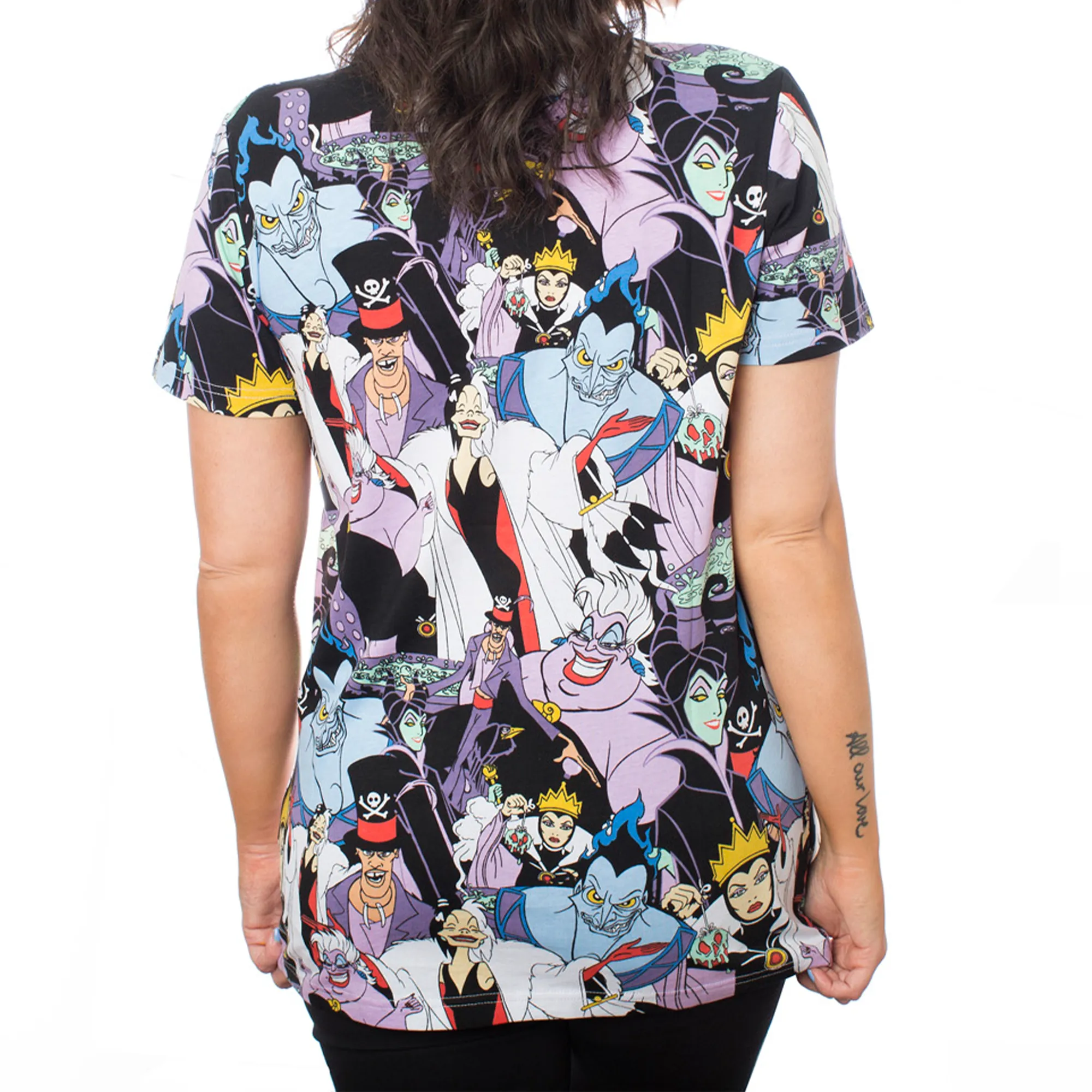 Villains AOP T-Shirt sold by Cakeworthy product image thumbnail 5