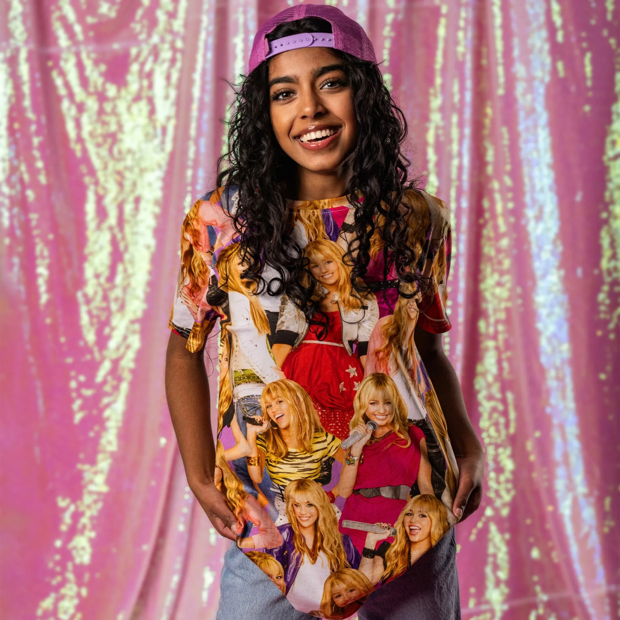 Hannah Montana AOP T-Shirt sold by Cakeworthy product image thumbnail 2