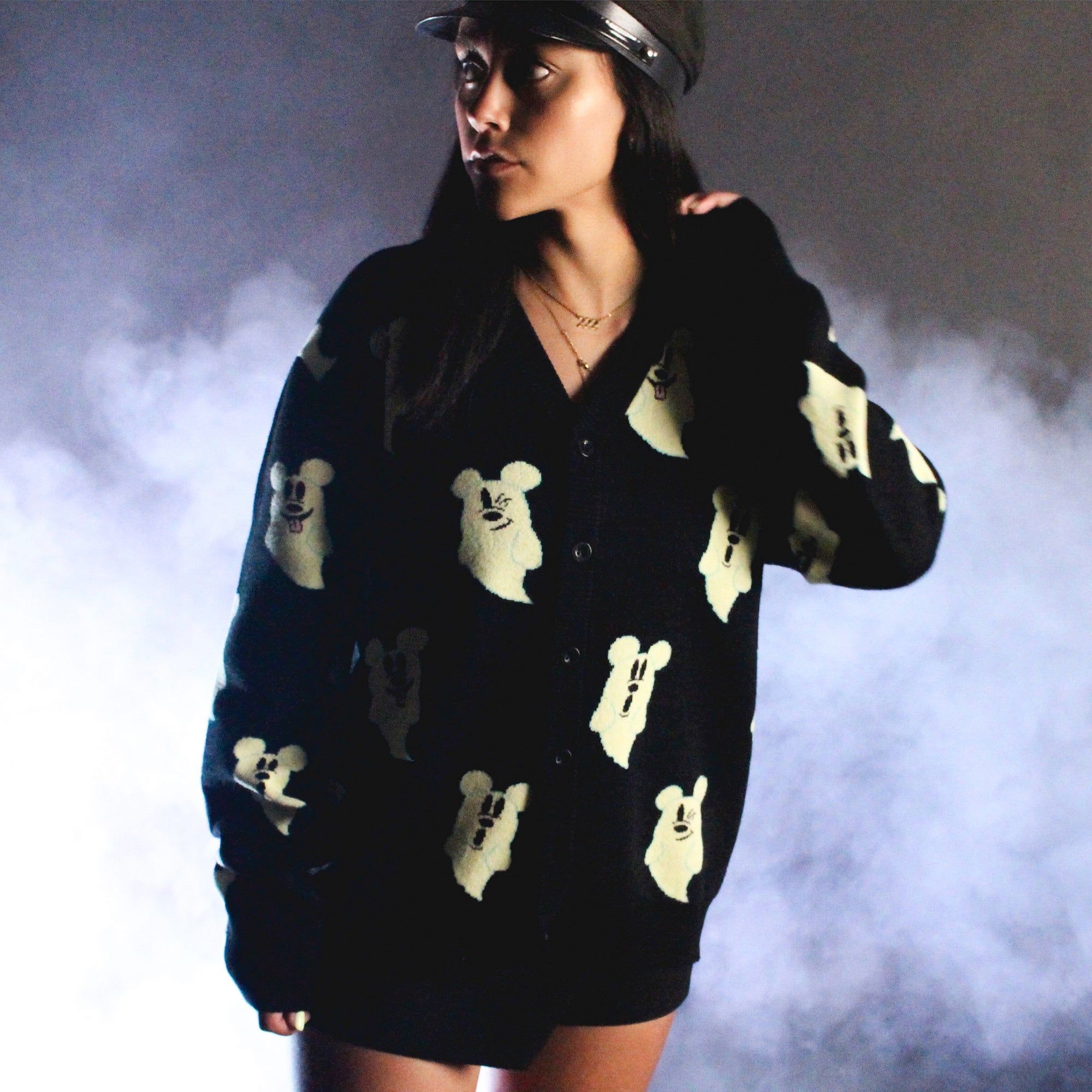 Mickey Ghost Cardigan sold by Cakeworthy product image thumbnail 3