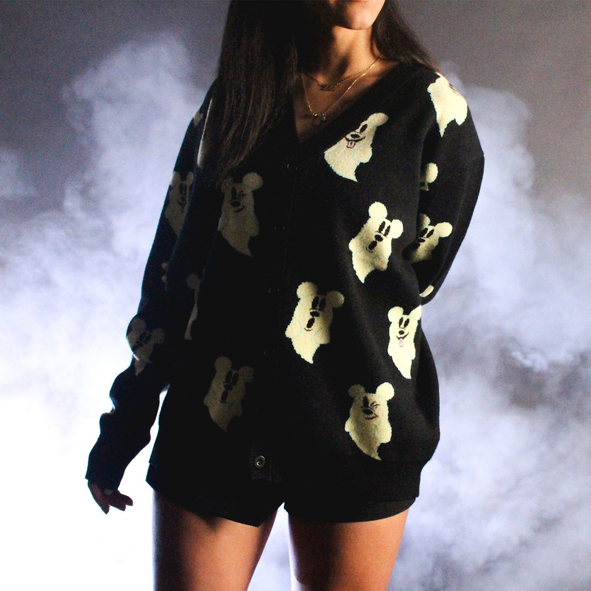 Mickey Ghost Cardigan sold by Cakeworthy product image thumbnail 4