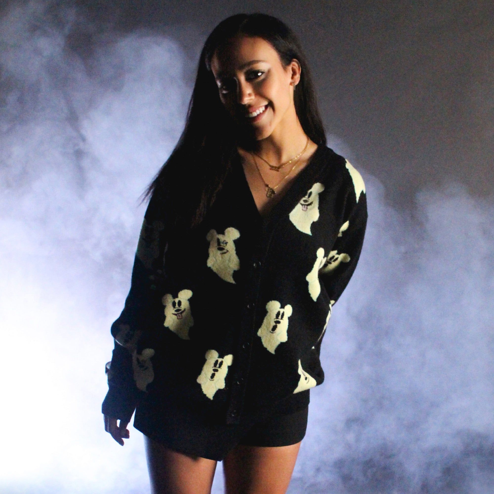 Mickey Ghost Cardigan sold by Cakeworthy product image thumbnail 2