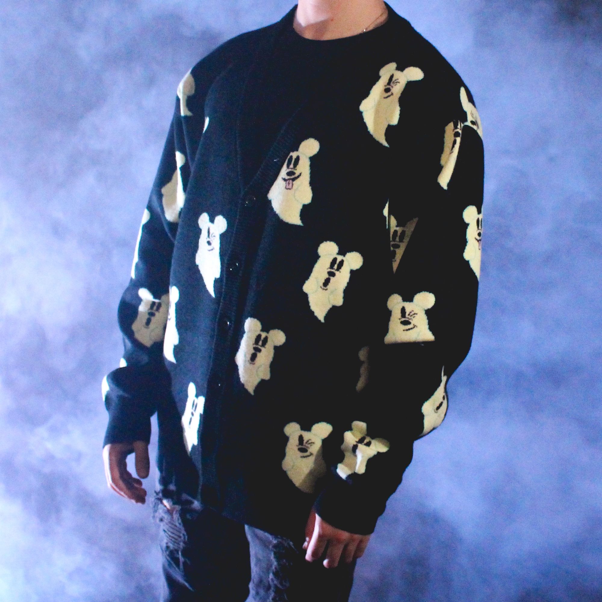 Mickey Ghost Cardigan sold by Cakeworthy product image thumbnail 5