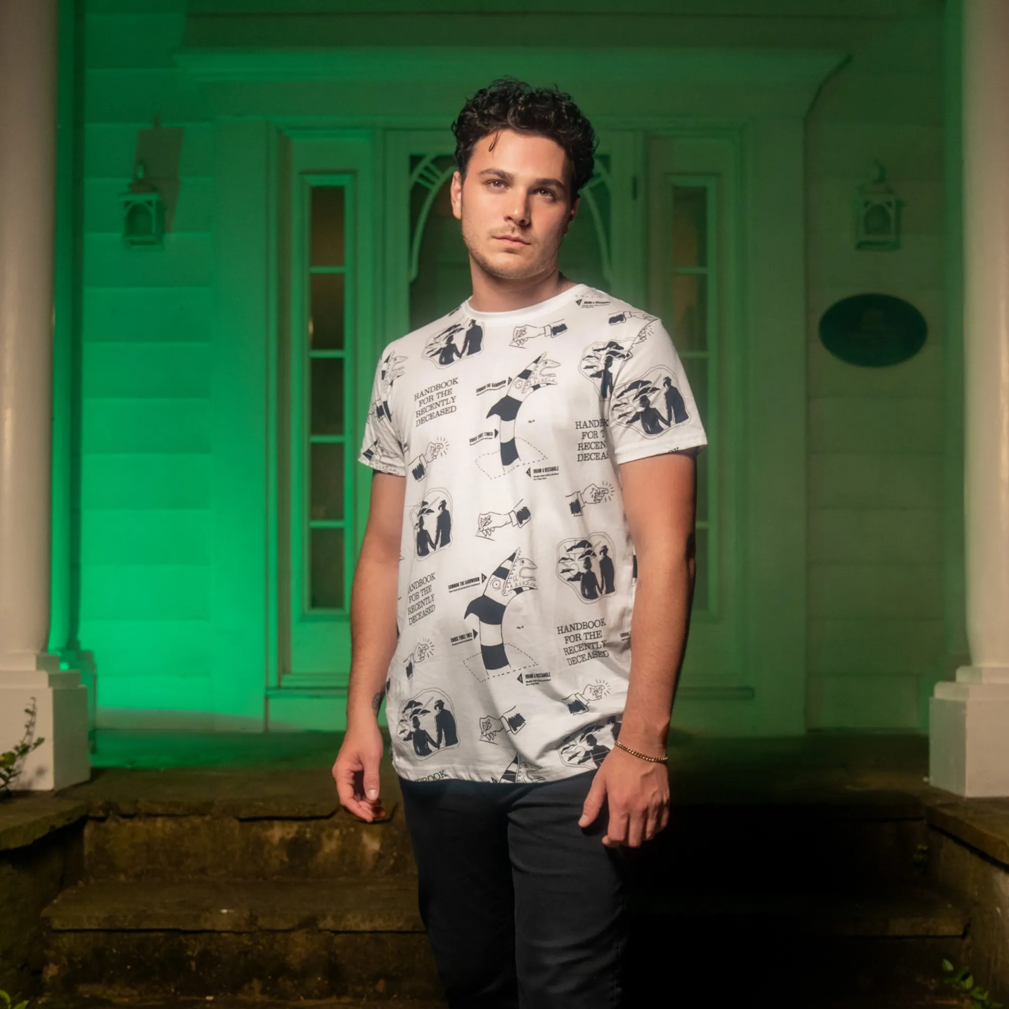 Handbook AOP T-Shirt sold by Cakeworthy product image thumbnail 4