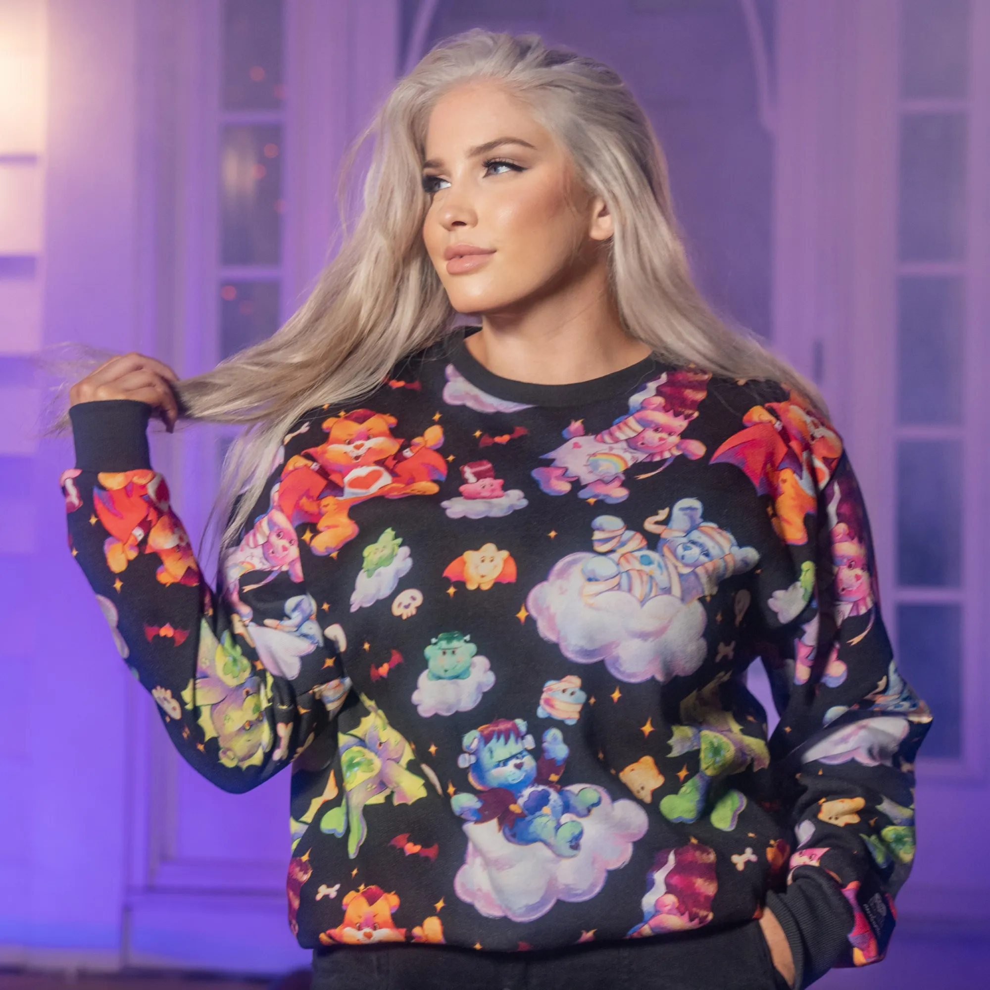 Care Bears x Universal Monsters Crewneck sold by Cakeworthy product image thumbnail 5