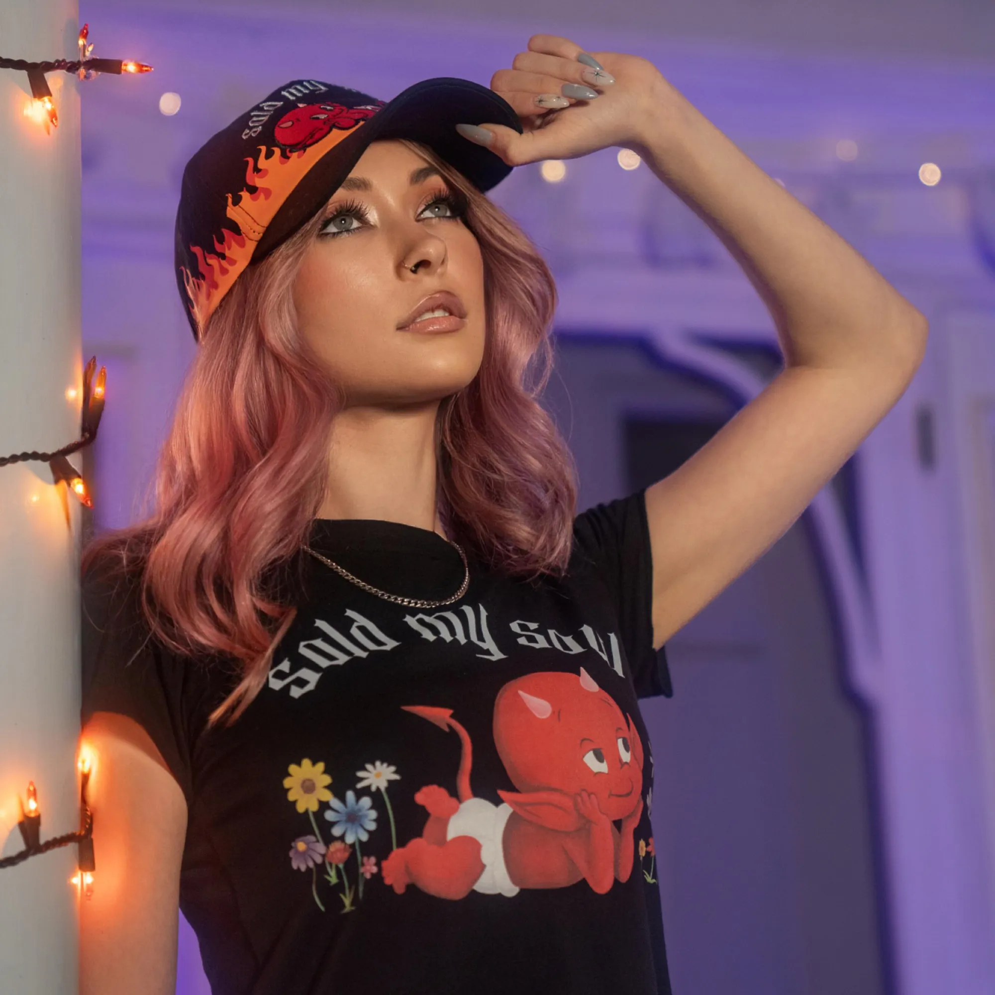 Hot Stuff Crop Tee sold by Cakeworthy product image thumbnail 4