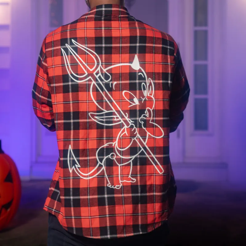 Hot Stuff Flannel sold by Cakeworthy