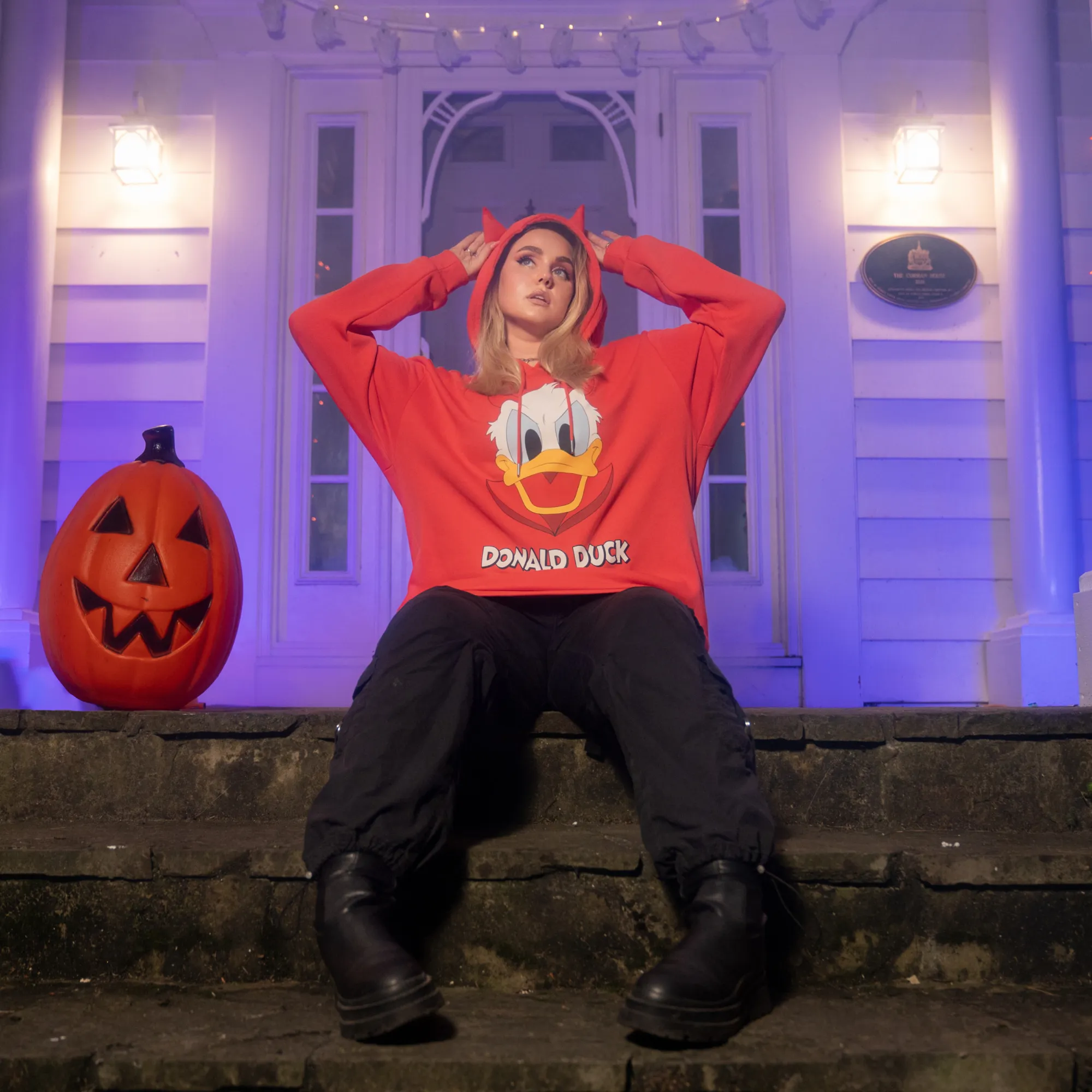 Donald Devil Hoodie sold by Cakeworthy product image thumbnail 3