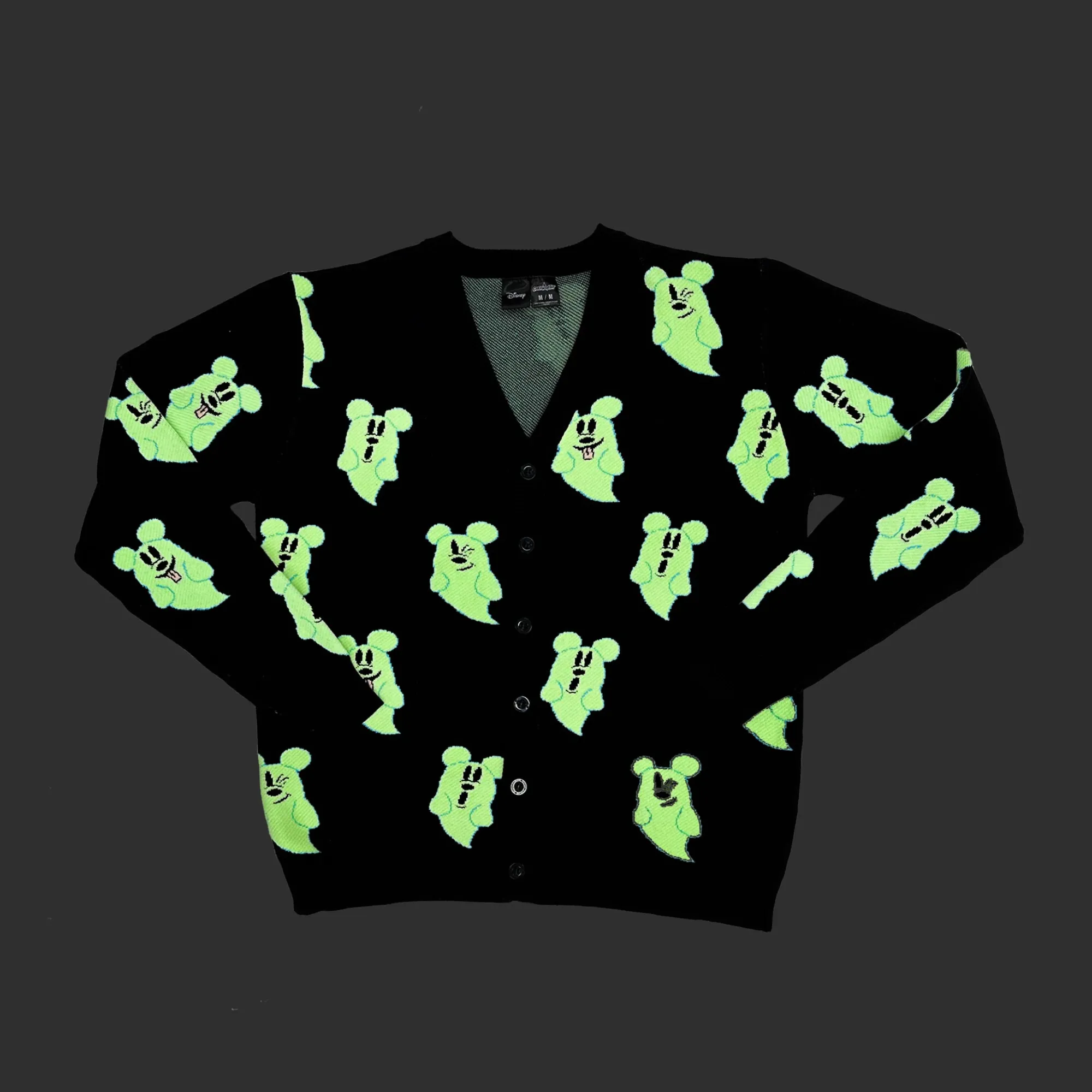 Mickey Glow in the Dark Ghost Cardigan sold by Cakeworthy product image thumbnail 2
