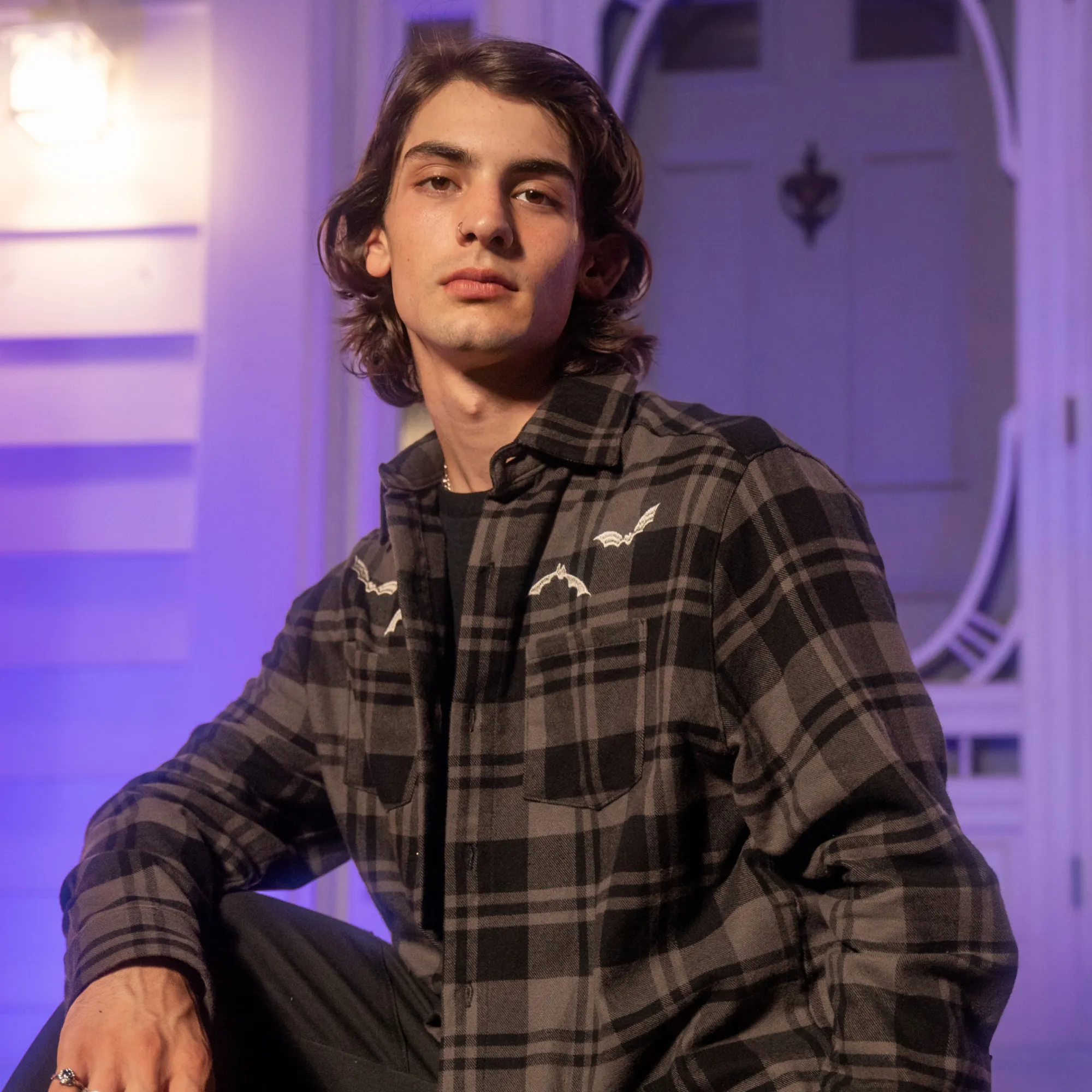 Mickey Vampire Flannel sold by Cakeworthy product image thumbnail 2