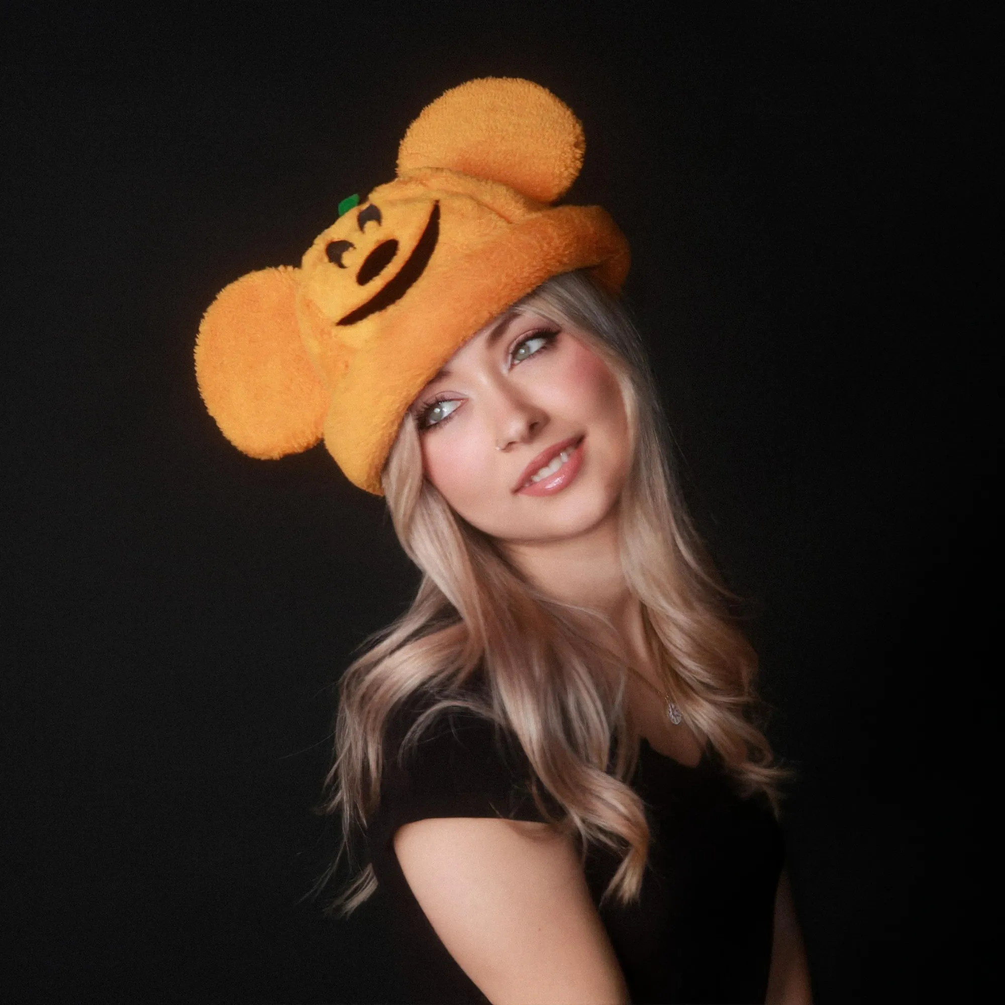 Sherpa Mickey Pumpkin Beanie sold by Cakeworthy product image thumbnail 3