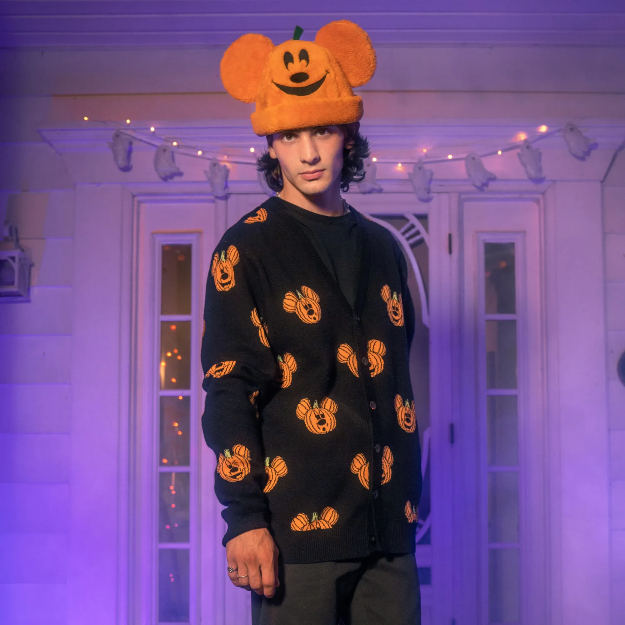 Sherpa Mickey Pumpkin Beanie sold by Cakeworthy product image thumbnail 4