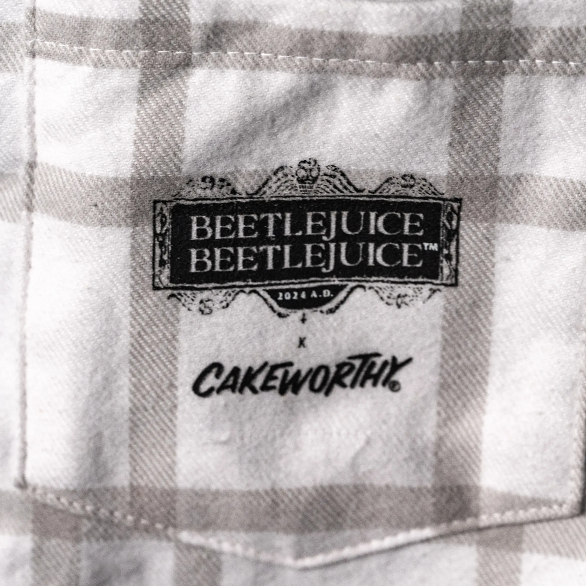 "Spoiler" Flannel sold by Cakeworthy product image thumbnail 4