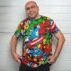 Marvel Comics AOP T-Shirt sold by Cakeworthy