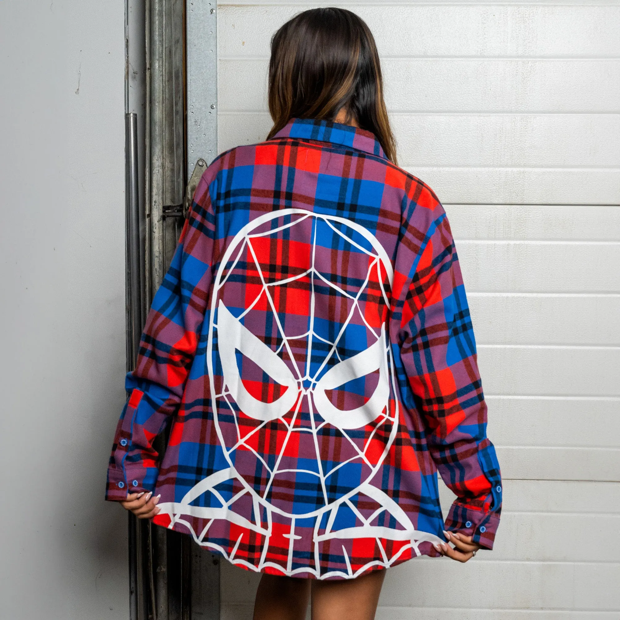 Spider-Man Print Flannel sold by Cakeworthy product image thumbnail 5
