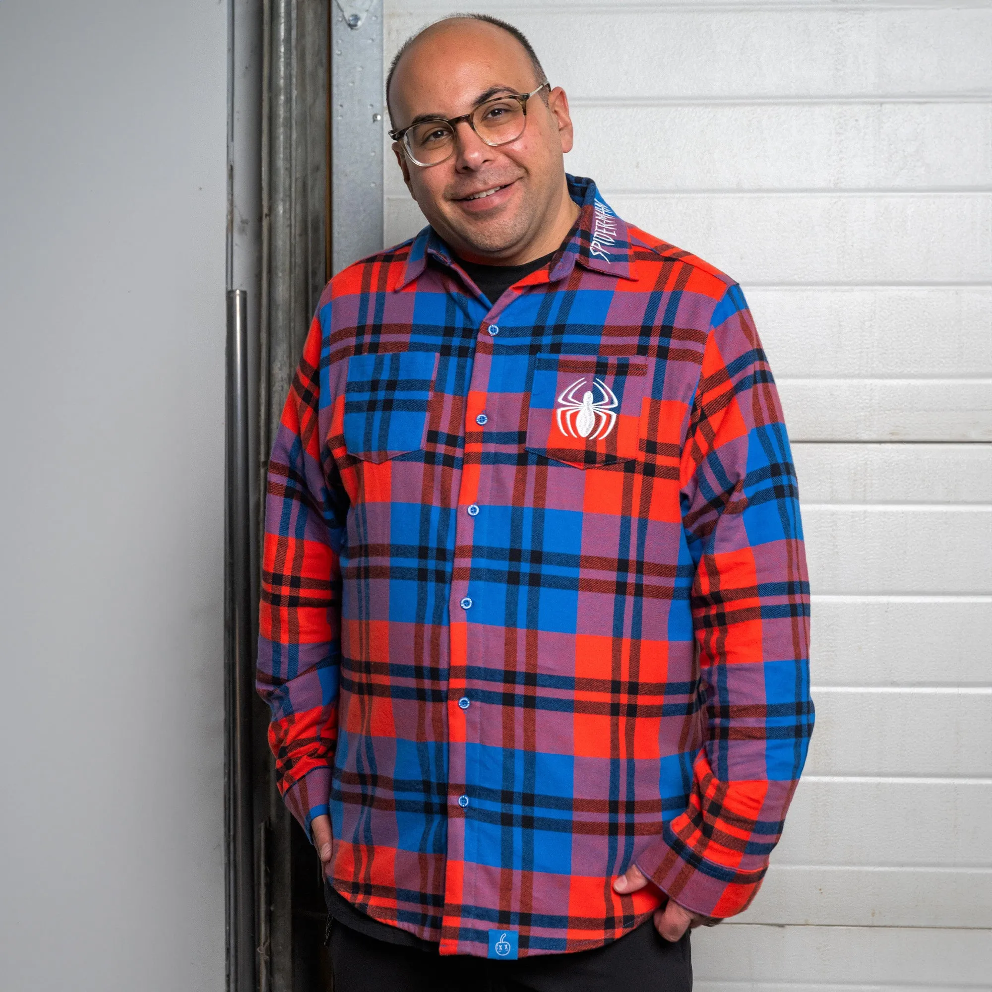 Spider-Man Print Flannel sold by Cakeworthy product image thumbnail 3