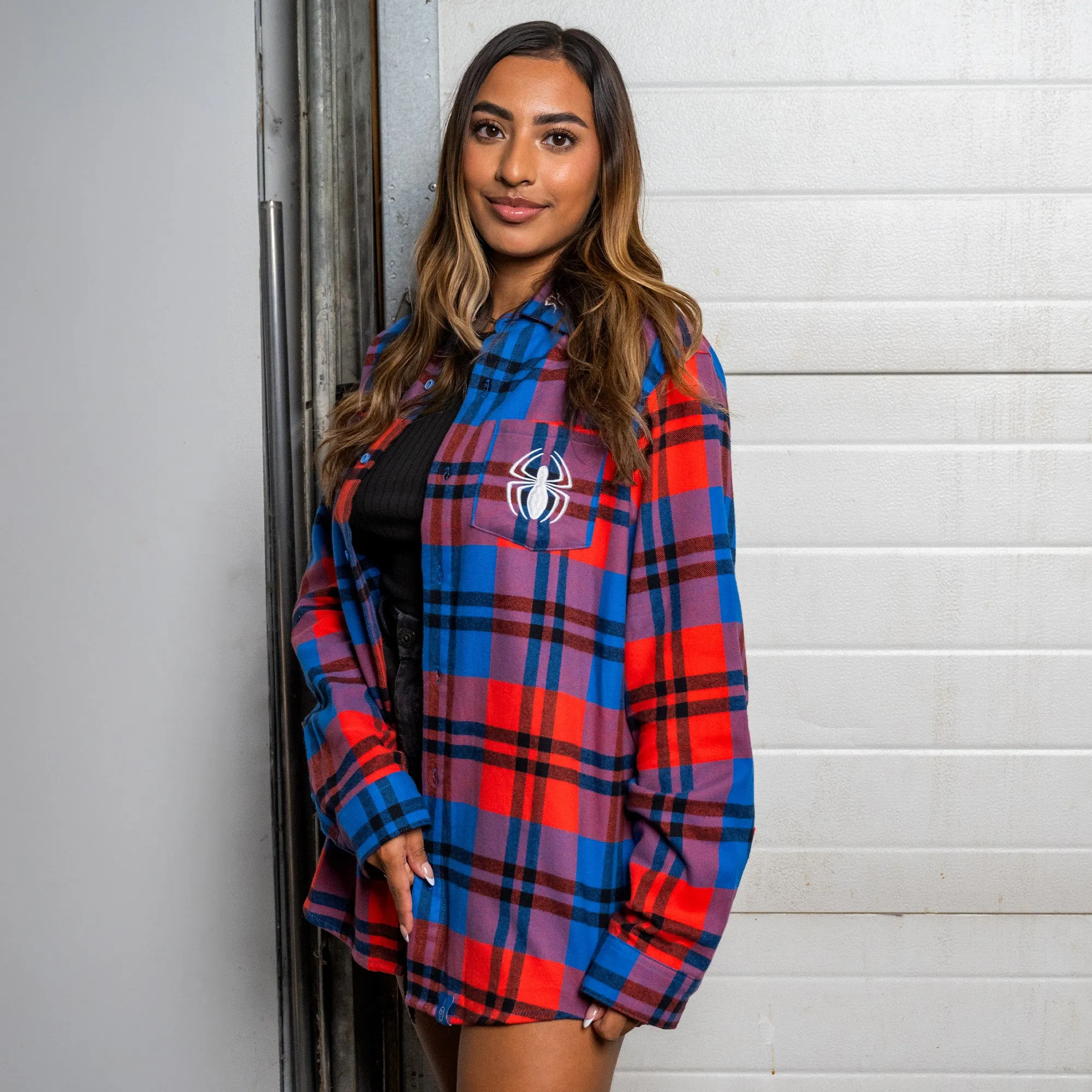 Spider-Man Print Flannel sold by Cakeworthy product image thumbnail 4