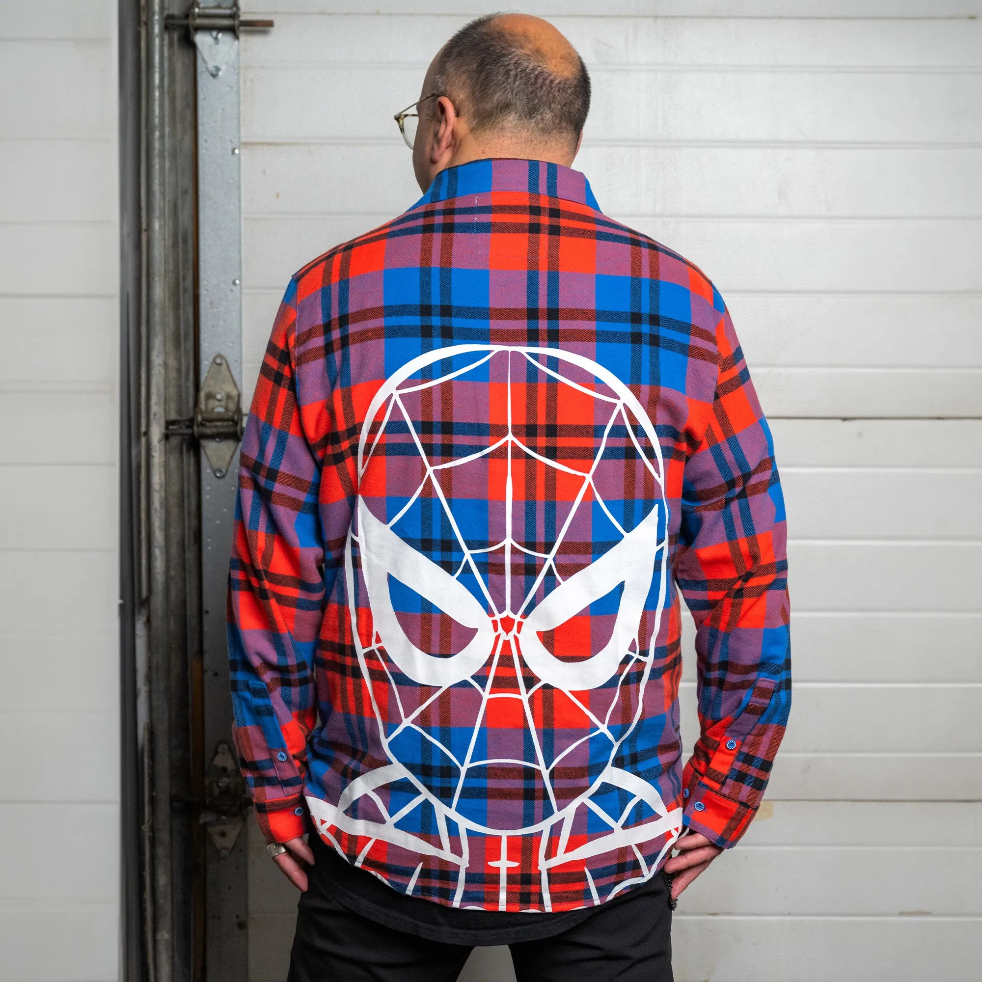 Spider-Man Print Flannel sold by Cakeworthy product image thumbnail 2