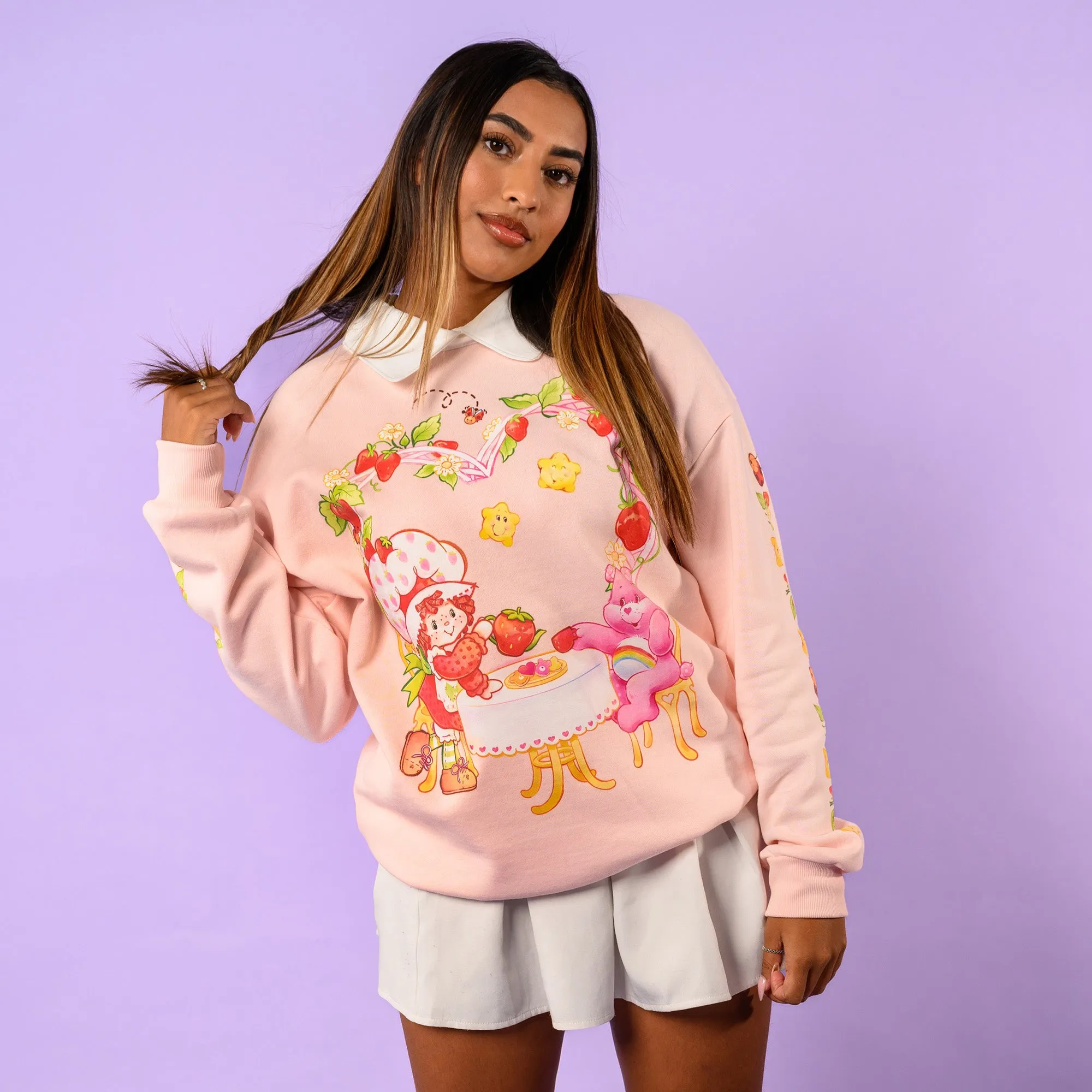 CB x SSC Long Sleeve Collared Crewneck sold by Cakeworthy